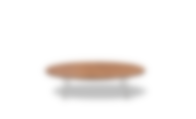 Wegner Ox Table - Valnød / Børstet stål