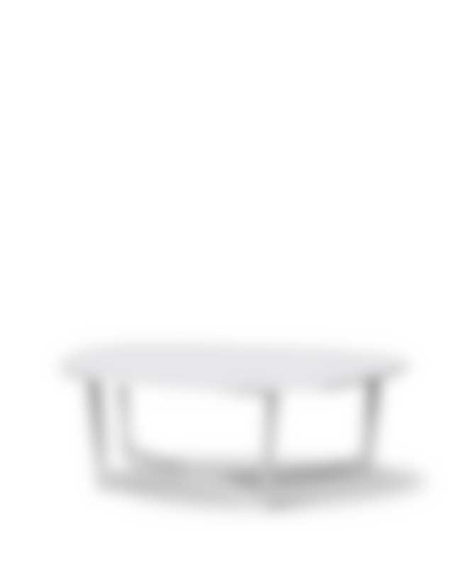 Insula Table - Brushed aluminium, clear matt powder coating