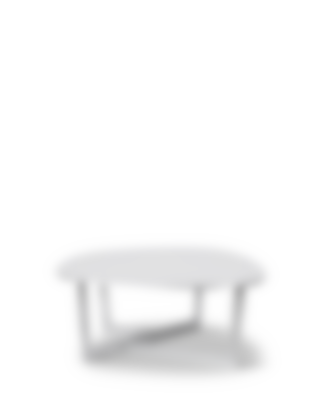 Insula Table - Brushed aluminium, clear matt powder coating