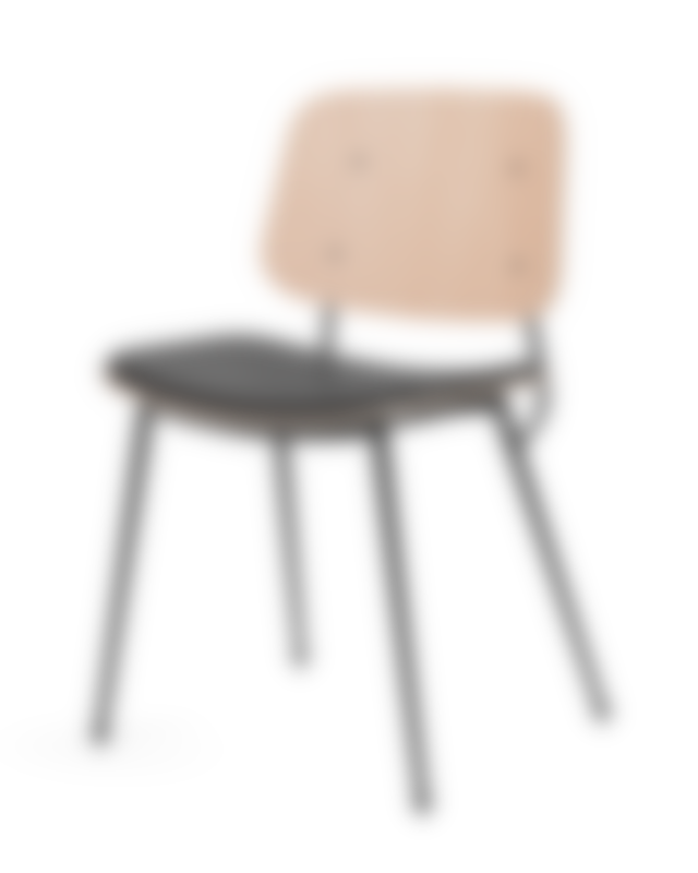 Børge Mogensen - Søborg Metal Base Seat upholstered
