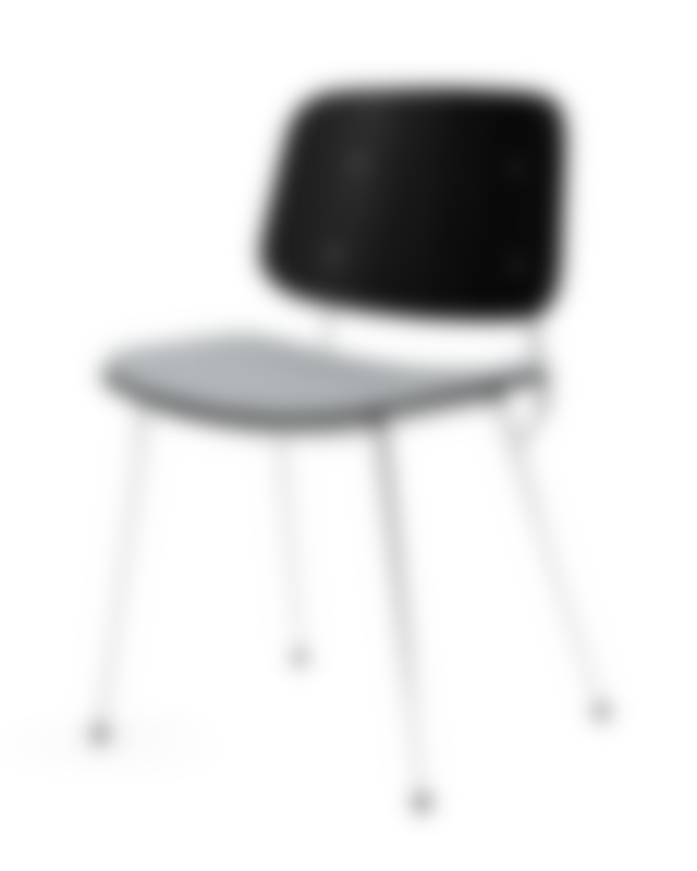 Børge Mogensen - Søborg Metal Base Seat upholstered