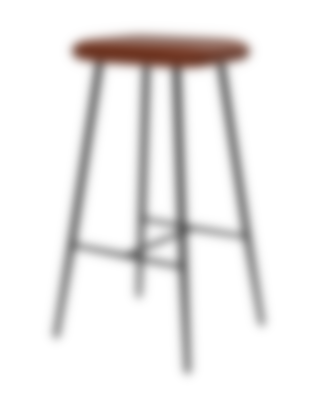 Space Copenhagen - Spine Metal Base Stool