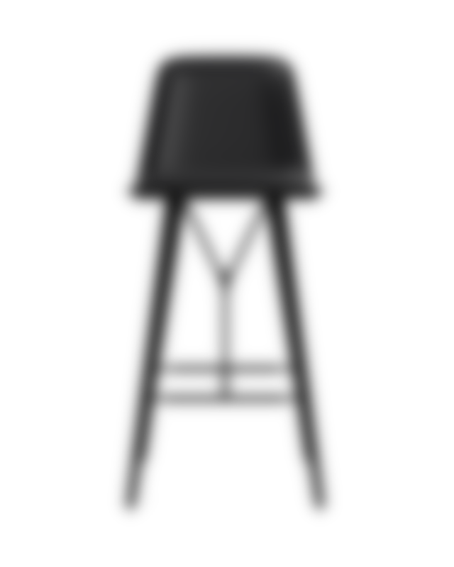 Space Copenhagen - Spine Wood Base Barstool