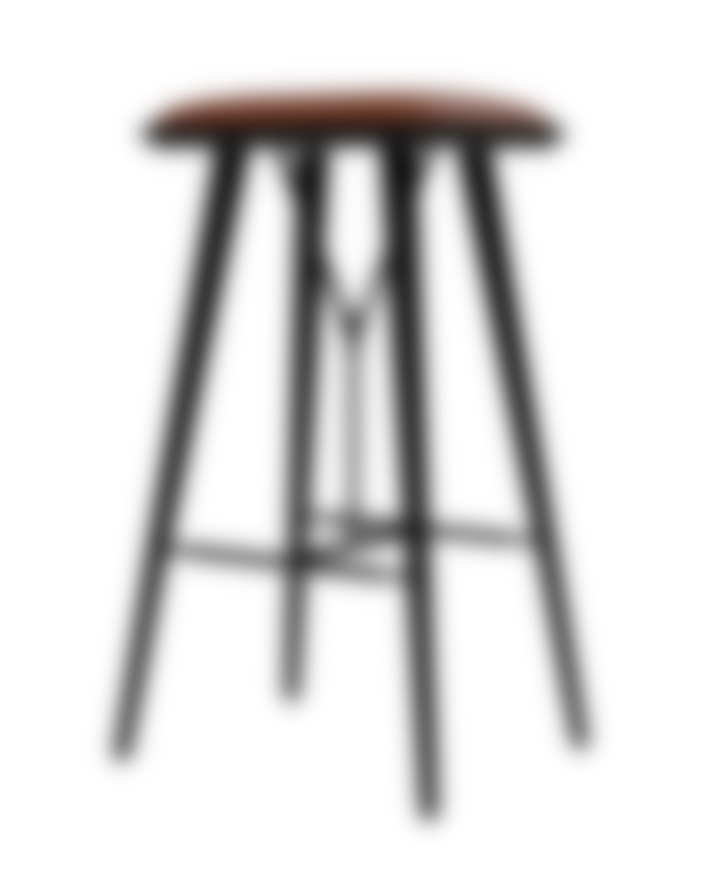 Space Copenhagen - Spine Wood Base Stool