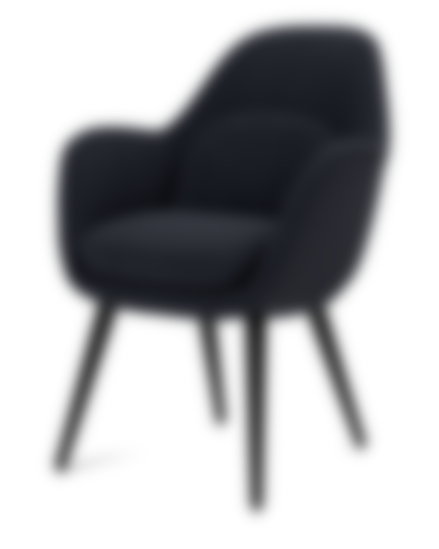 Space Copenhagen - Swoon Dining Armchair Wood Base