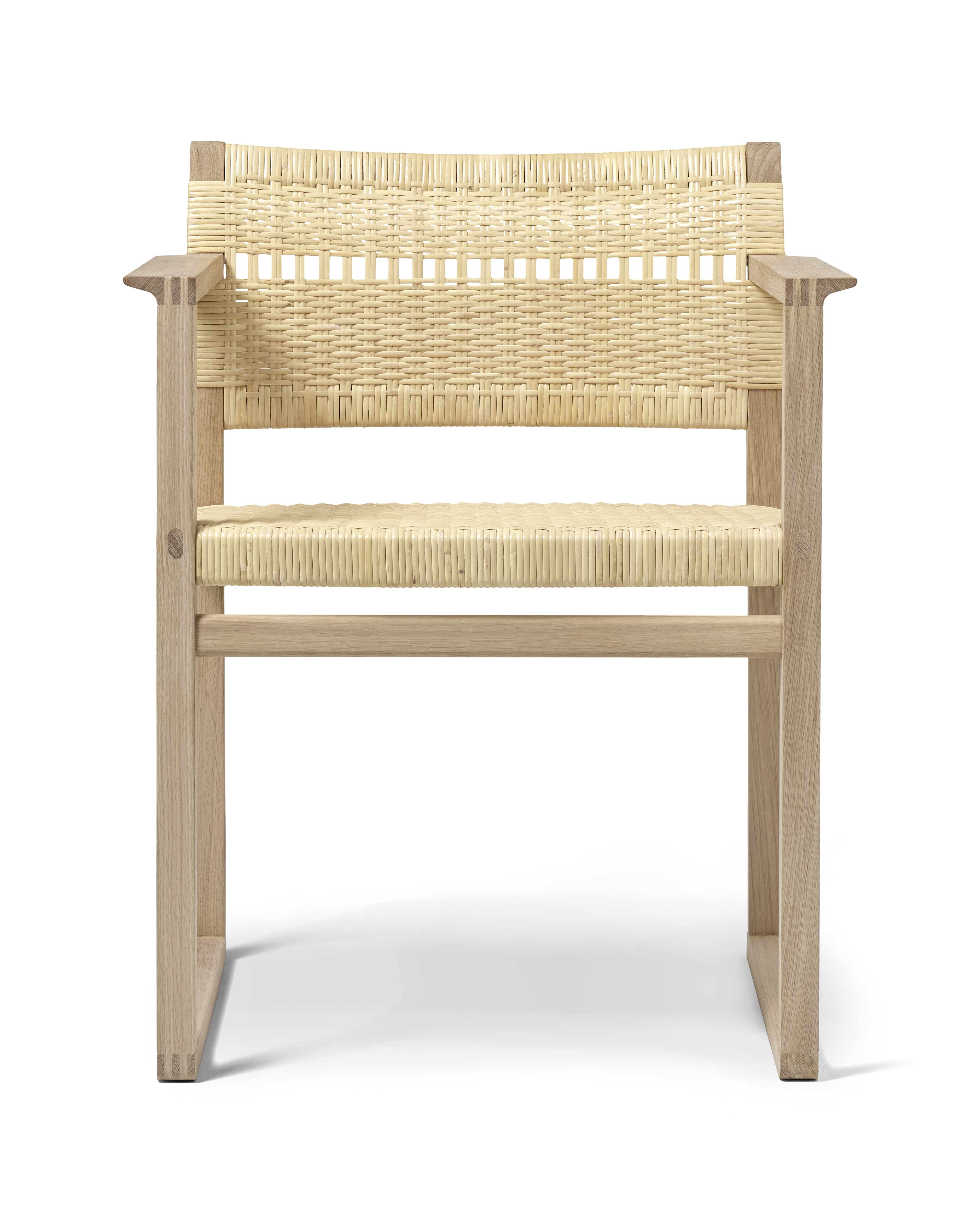 Fredericia Søborg chair 3050, wood base, lacquered oak