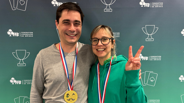Les nouveaux champions de France : Thomas Bessis-Irene Baroni
