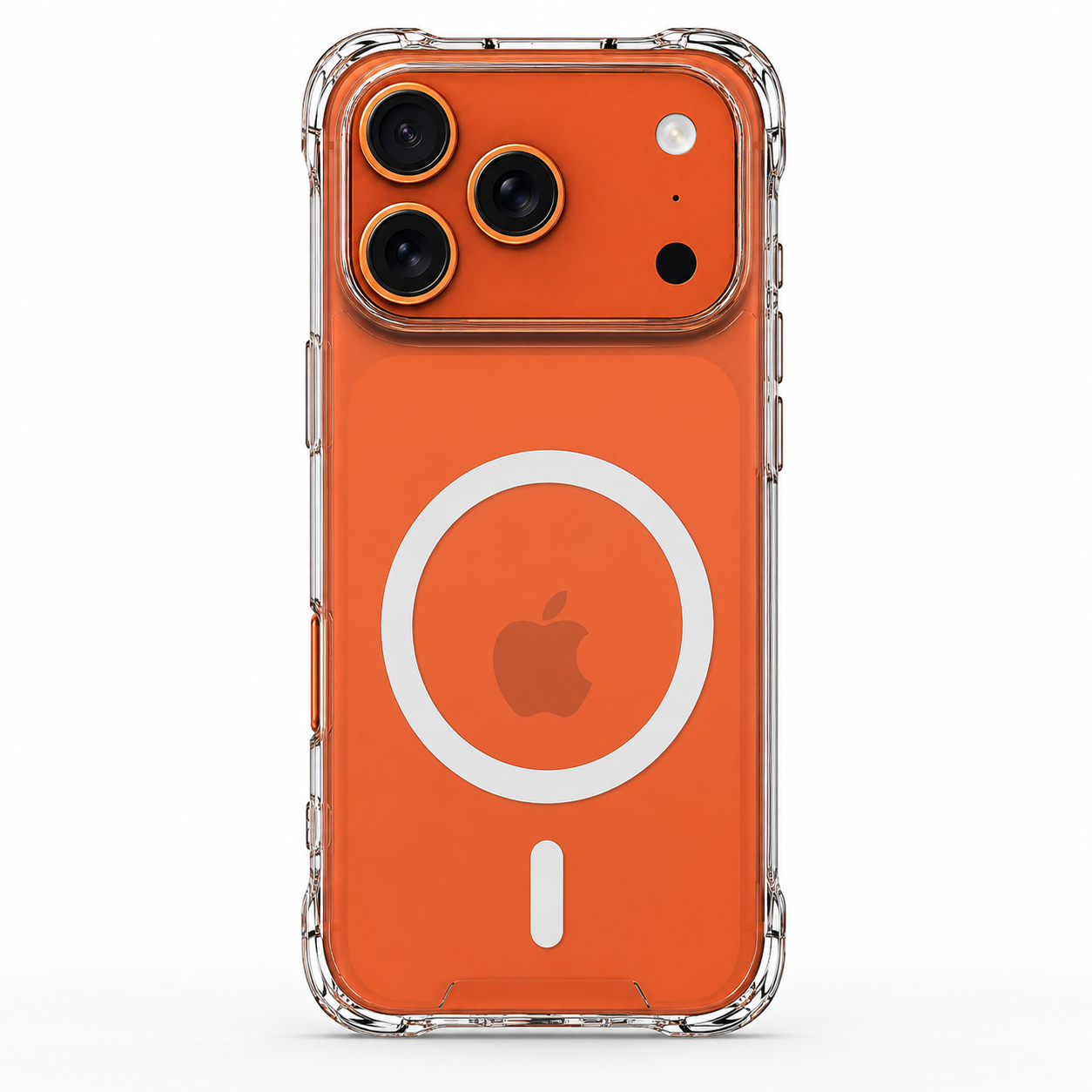 TrendyShield iPhone 17 Pro Max Back Cover | Transparent MagSafe Case | Shockproof 360° Bumper | Raised Camera Guard view 1