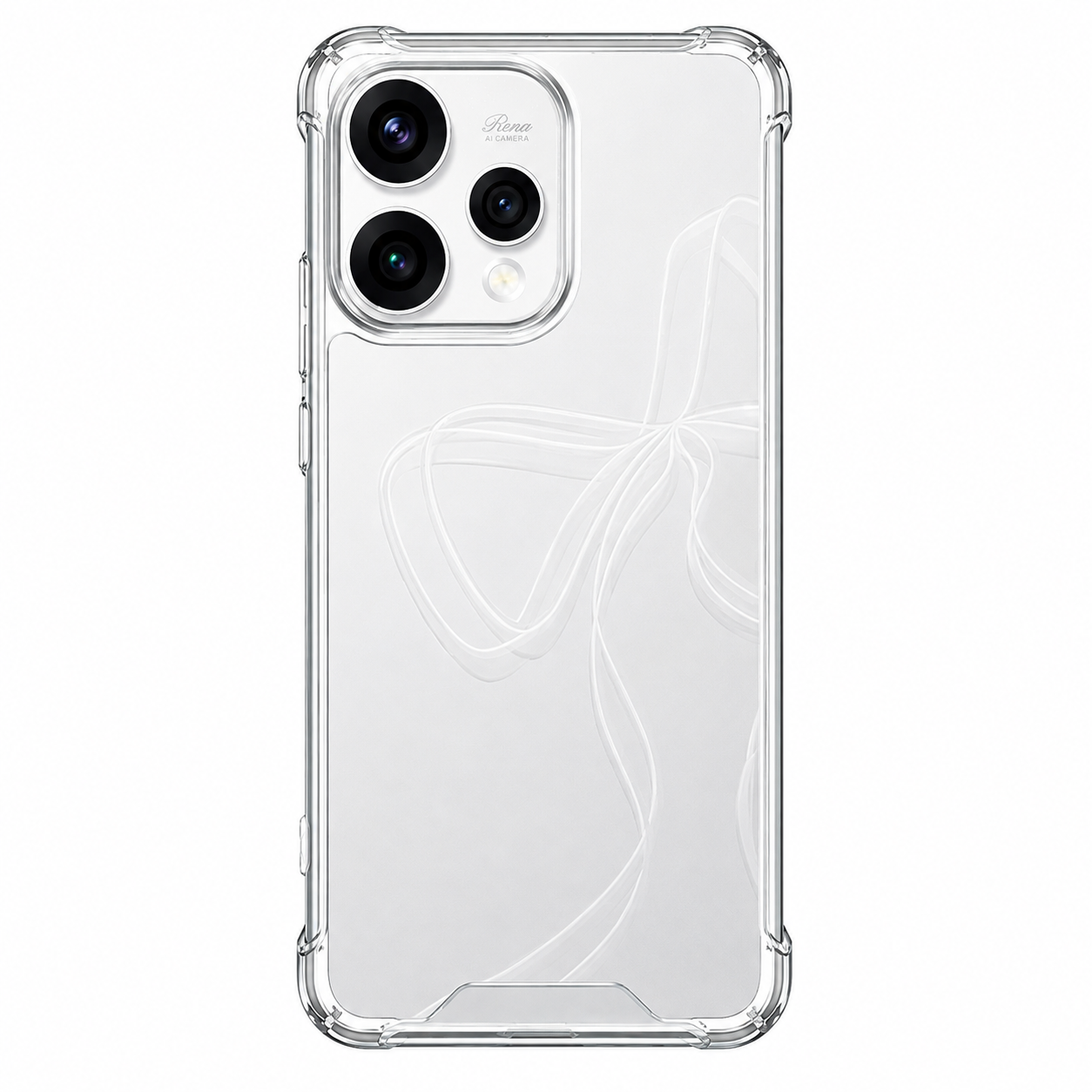 TrendyShield Oppo Reno 16 Back Cover | Transparent Shockproof Case | 360° Bumper Protection | Camera & Screen Raised Edge (Clear) view 1