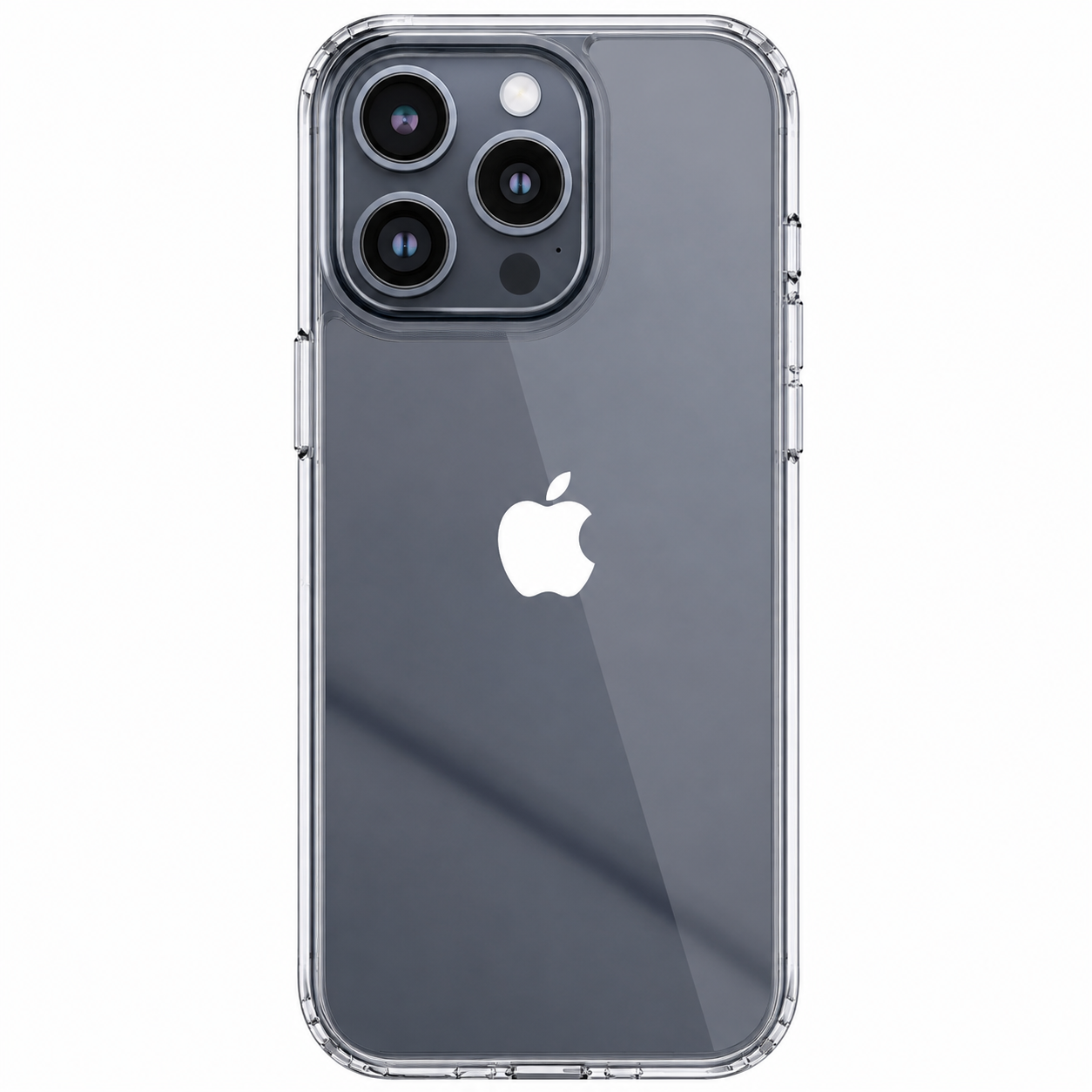 TrendyShield iPhone 15 Pro Max Back Cover | Transparent Shockproof Case | 360° Bumper Protection | Raised Camera Guard (Clear) view 1