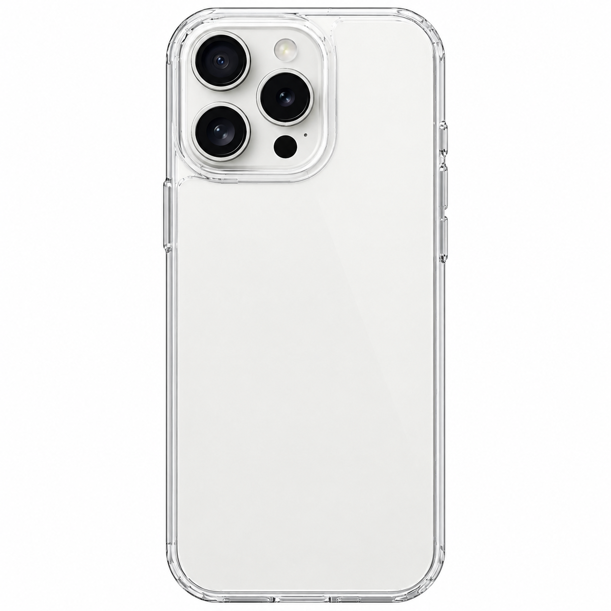 TrendyShield iPhone 16 Pro Back Cover | Transparent Shockproof Case | 360° Bumper Protection | Raised Camera Guard (Clear) view 1