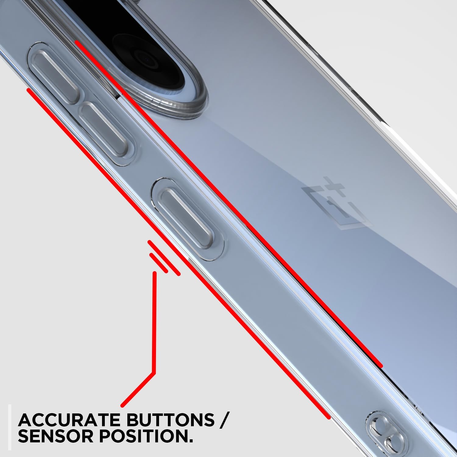 TrendyShield OnePlus Nord CE5 Back Cover | Transparent Shockproof Case | 360° Bumper Protection | Raised Camera Guard (Clear) view 7