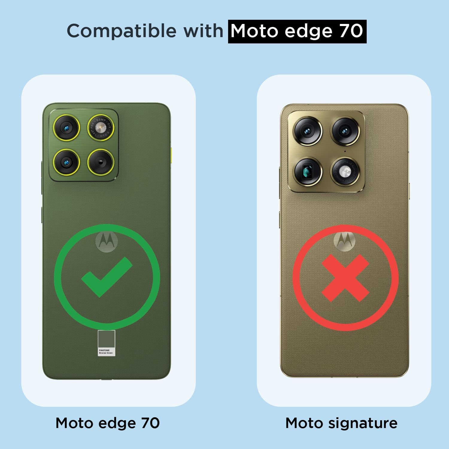 TrendyShield Motorola Edge 70 Back Cover | Transparent Shockproof Case | 360° Bumper Protection | Raised Camera Guard (Clear) view 8