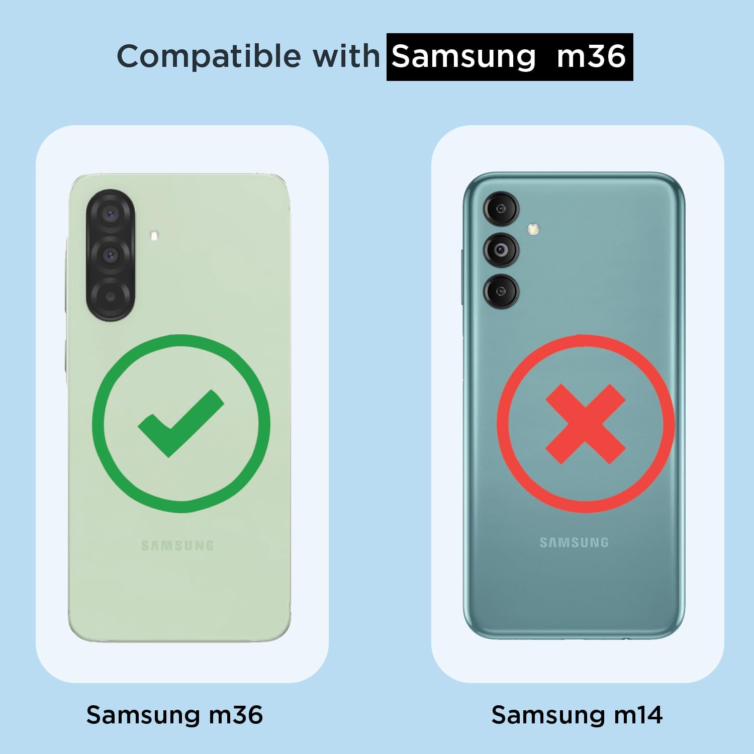 TrendyShield Samsung Galaxy M36 5G Transparent Back Cover | Crystal Clear Slim Case | Shockproof Bumper | Camera Protection view 8