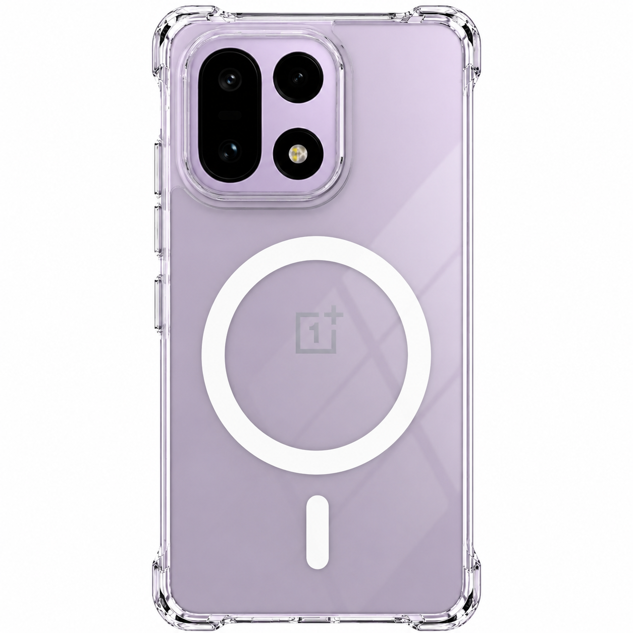 TrendyShield OnePlus 15 Back Cover | Transparent MagSafe Case | Shockproof 360° Bumper | Raised Camera Guard