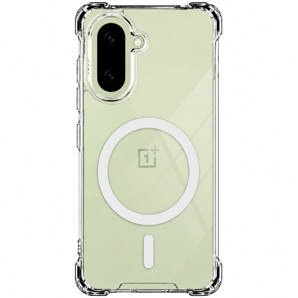 TrendyShield OnePlus 15R Back Cover | Transparent MagSafe Case | Shockproof 360° Bumper | Raised Camera Guard