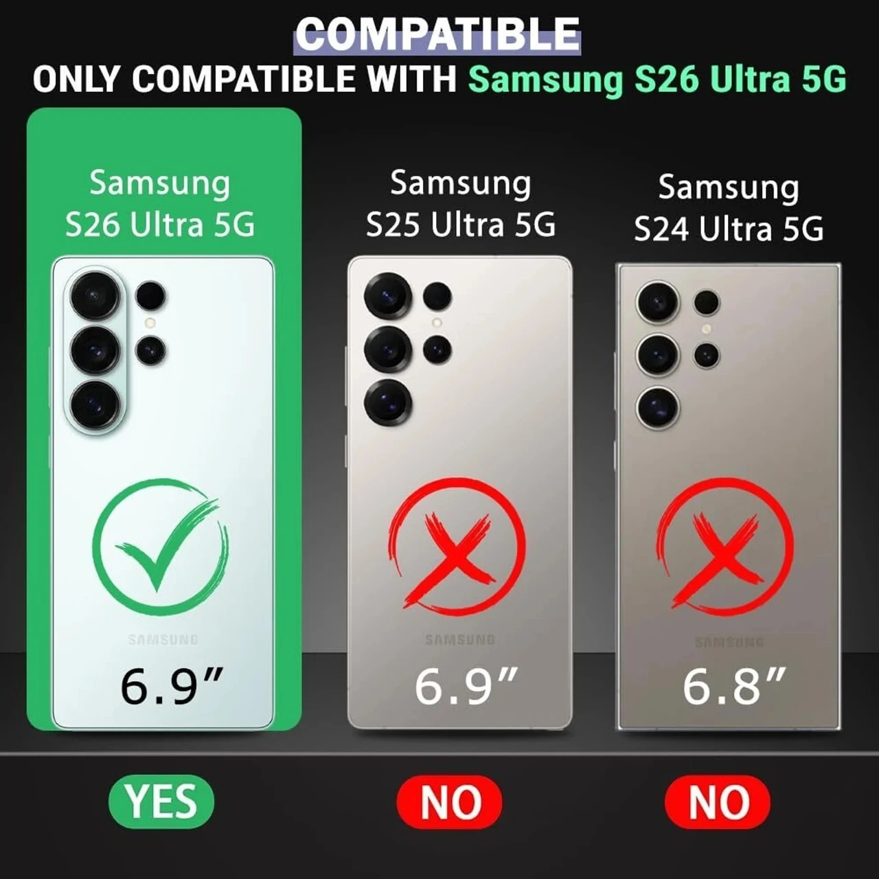 TrendyShield Samsung Galaxy S26 Ultra 5G Back Cover | Premium Printed Case | Metal Ring Camera Protection | Shockproof Design view 5