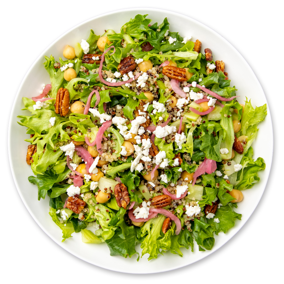 Top-down image of Green Goddess Salad