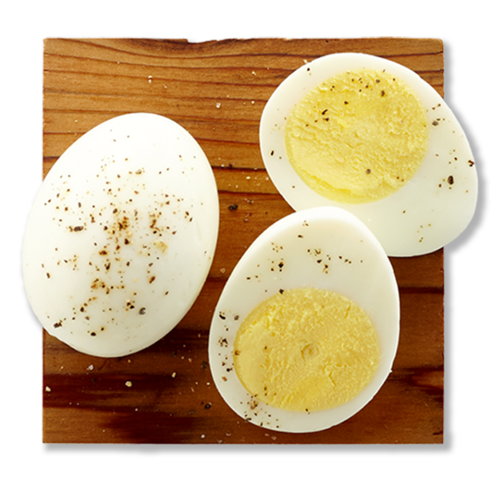 Top-down image of Vital Farms Hard Boiled Eggs