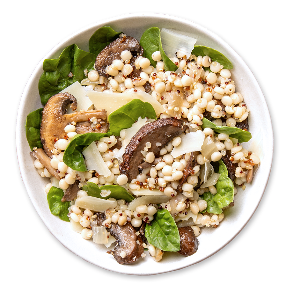 Top down image of the Truffle Couscous Bowl