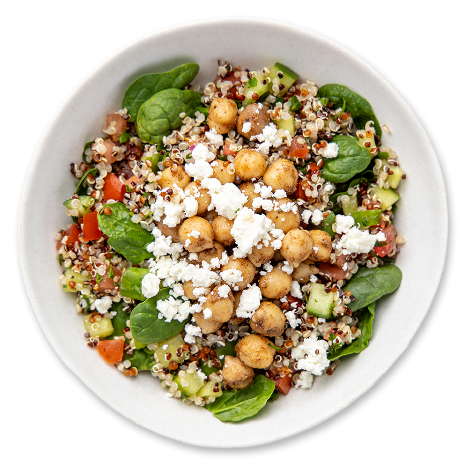 Top down image of Mediterranean Bowl