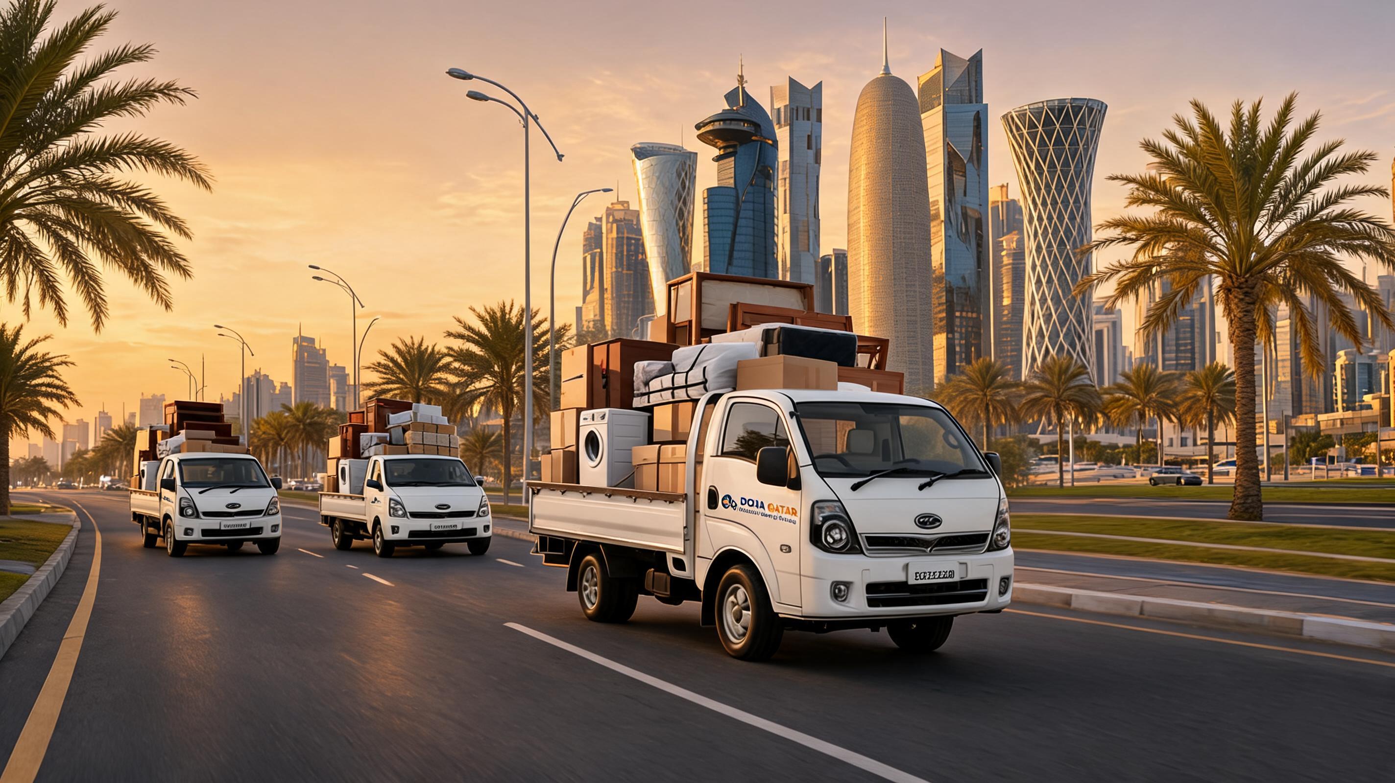 Doha Movers team handling office relocation