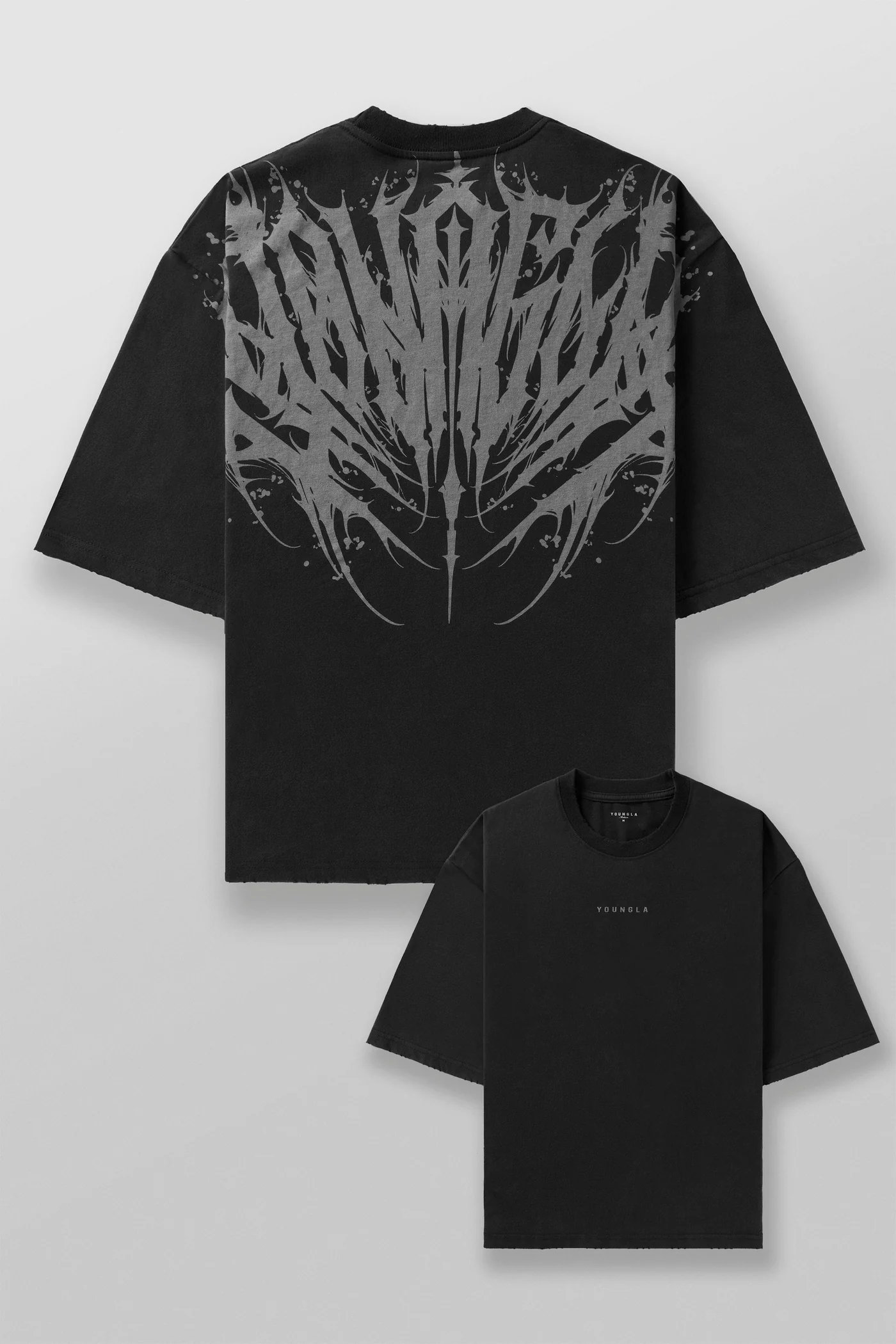 YoungLA Chaos Tee en Negro