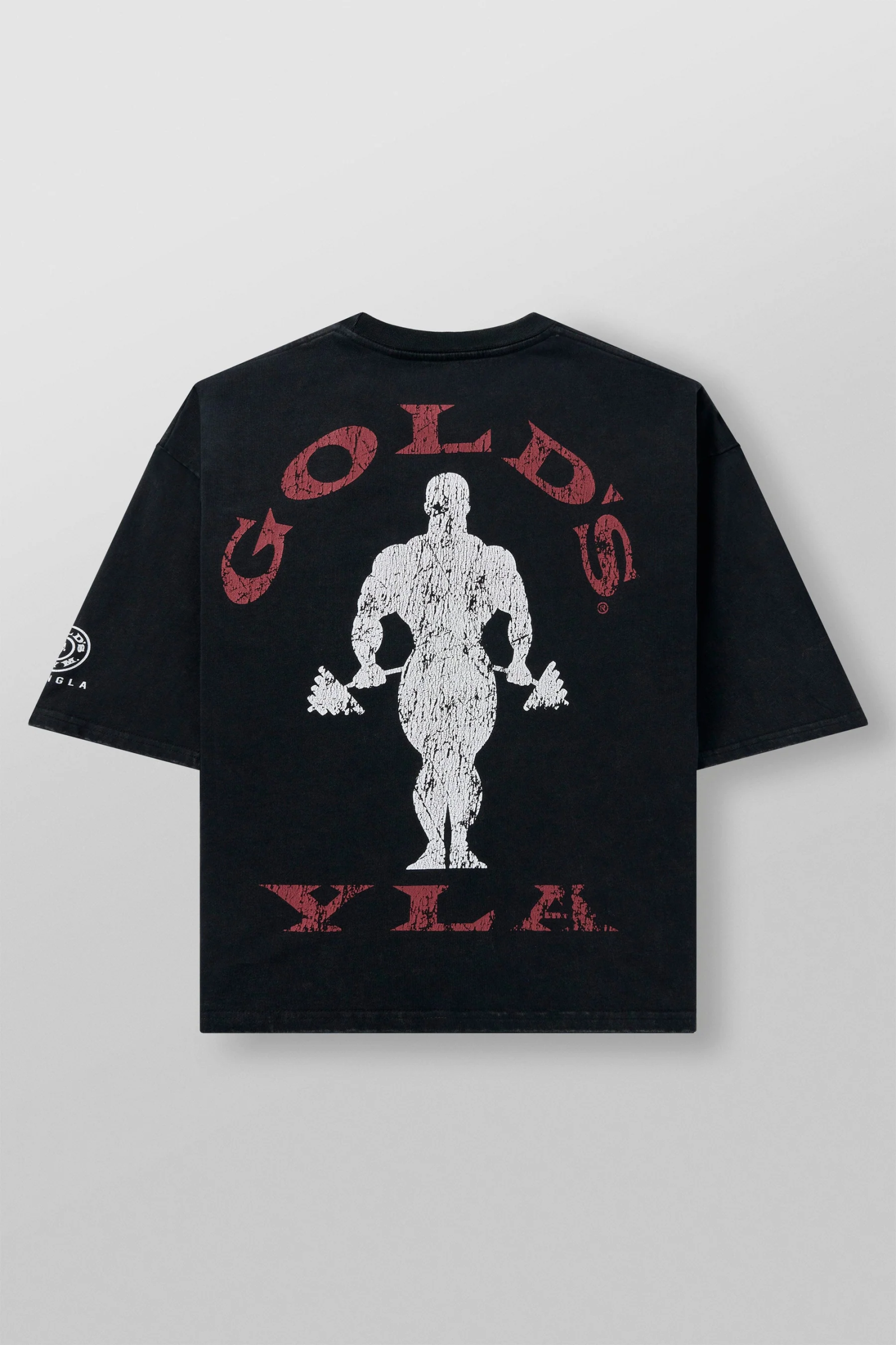 YoungLA Golds Gym New Age Tee en Negro