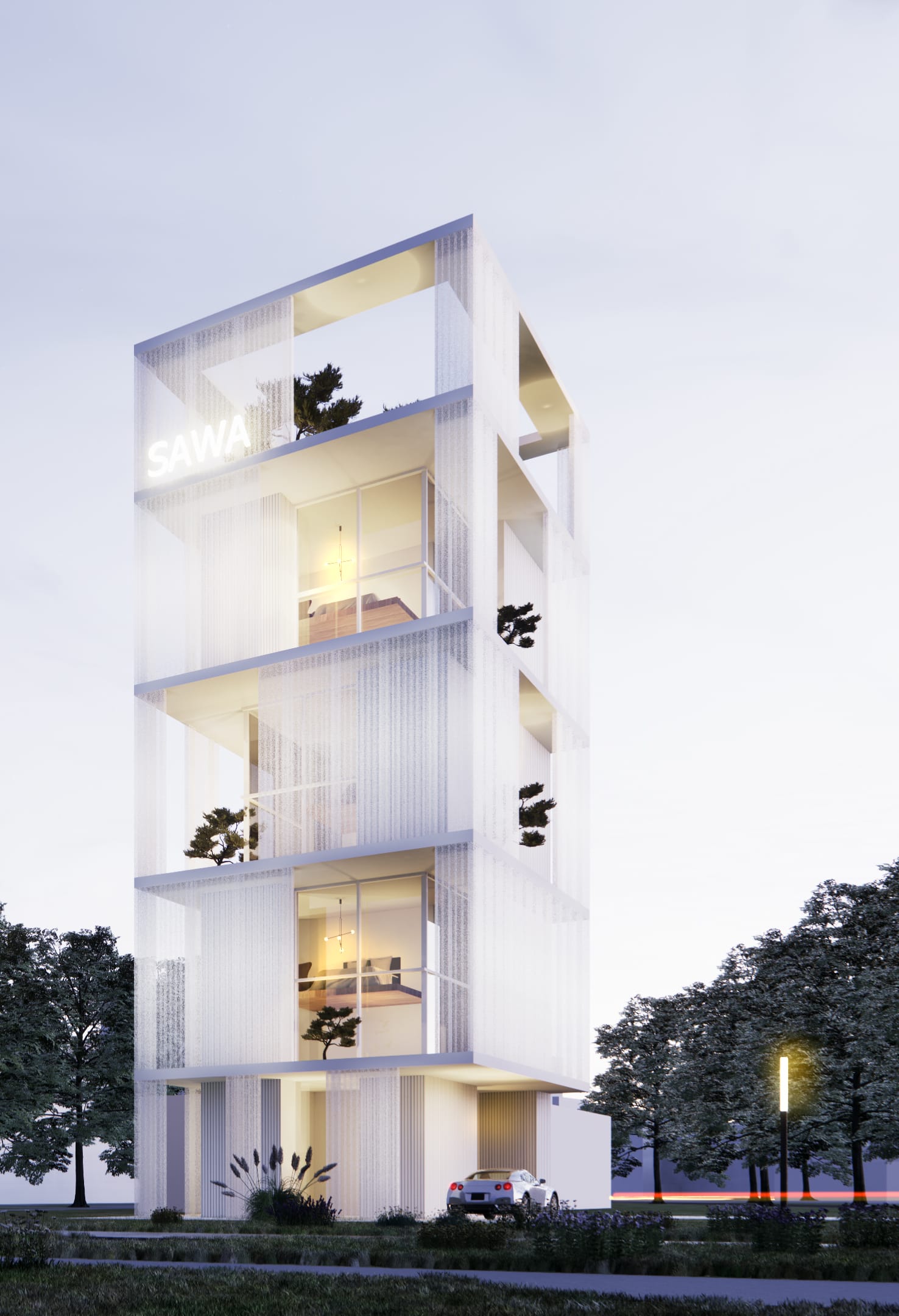 Zdjęcie projektu budynek na mokotowie