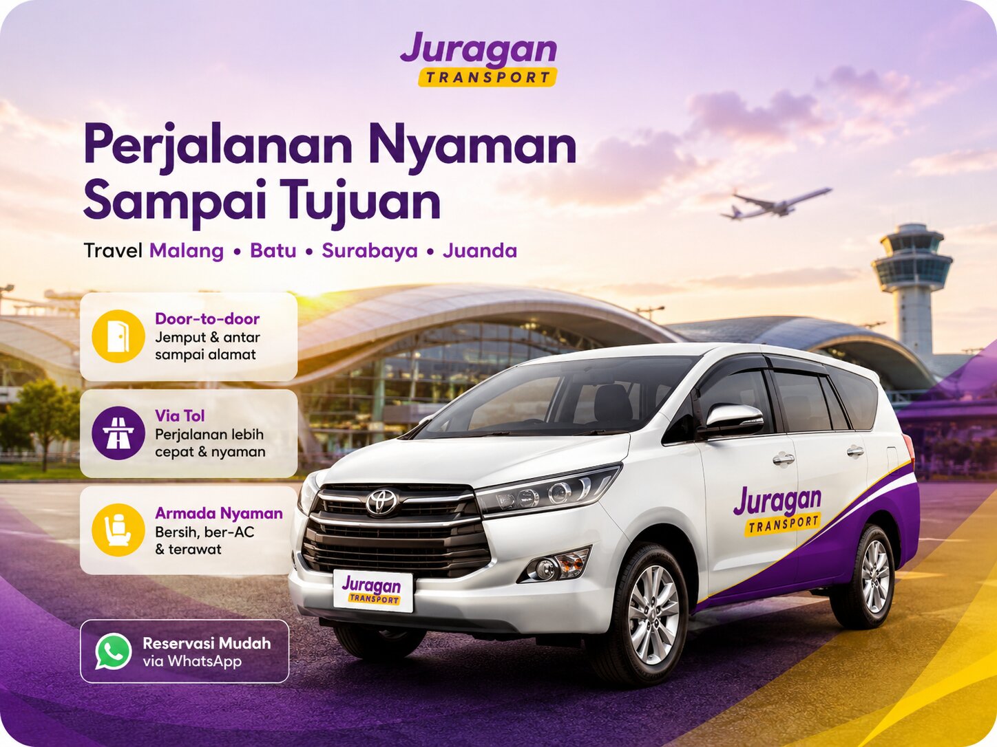 Carter dan rental mobil Juragan Transport
