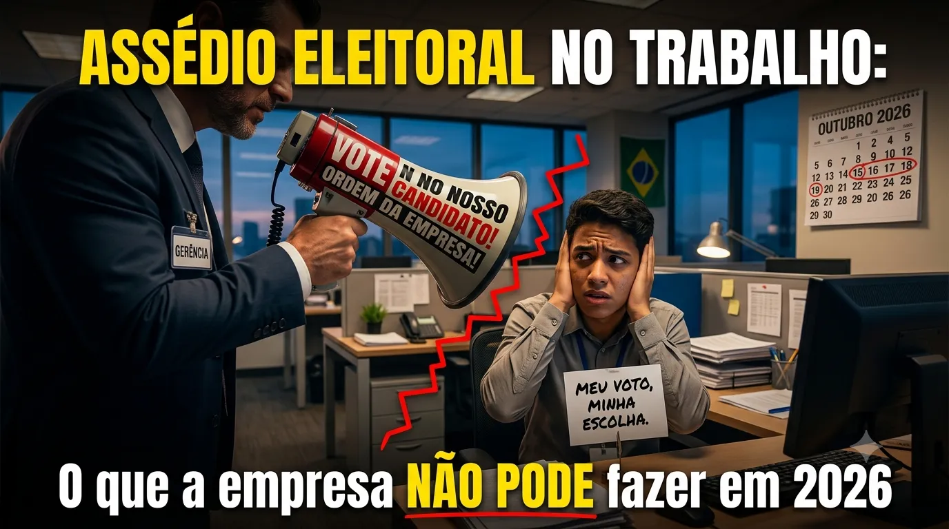 Rescisão e demissão — Assédio eleitoral no trabalho: o que a empresa não pode fazer em 2026