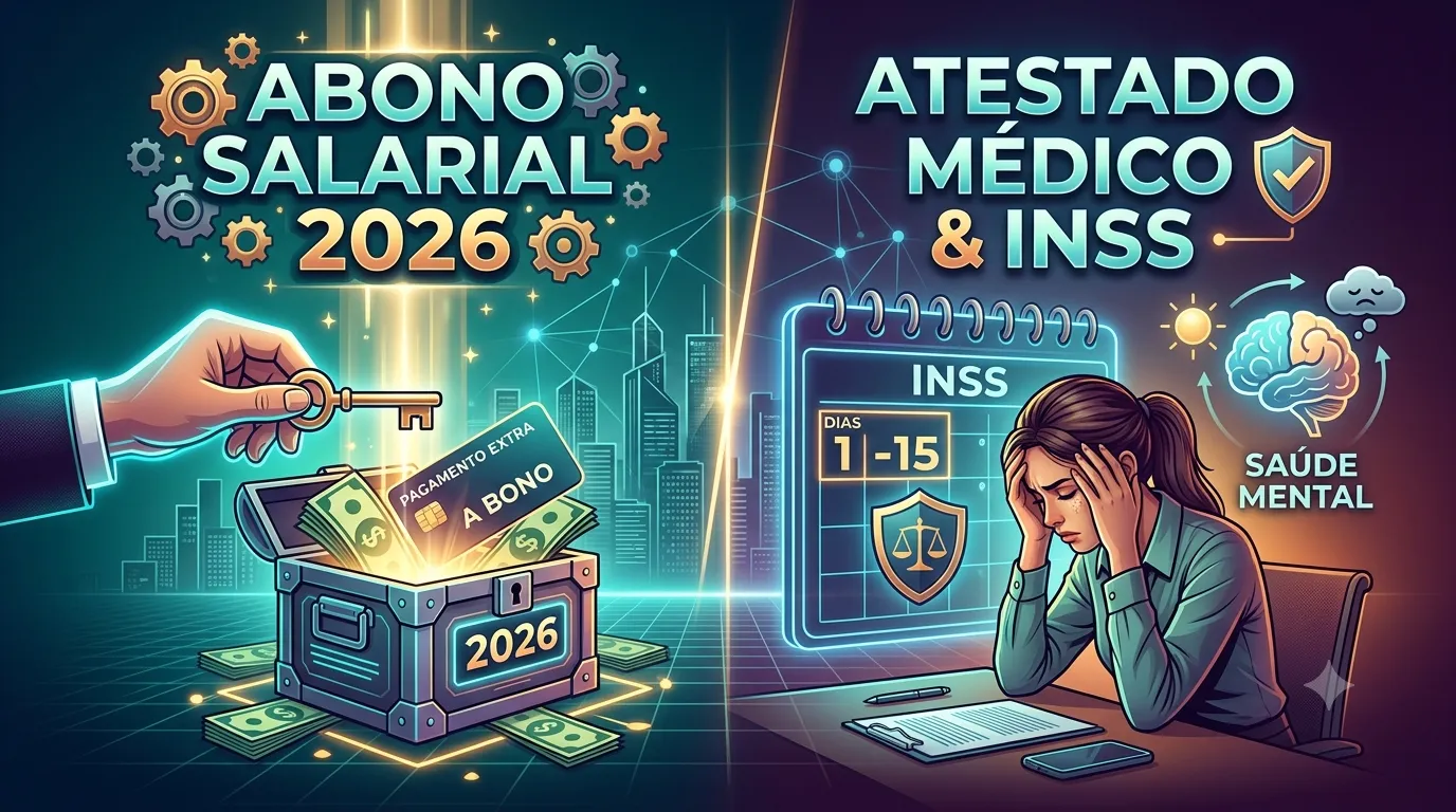 FGTS e benefícios — Atestado médico: os 15 primeiros dias, o INSS e o afastamento por saúde mental