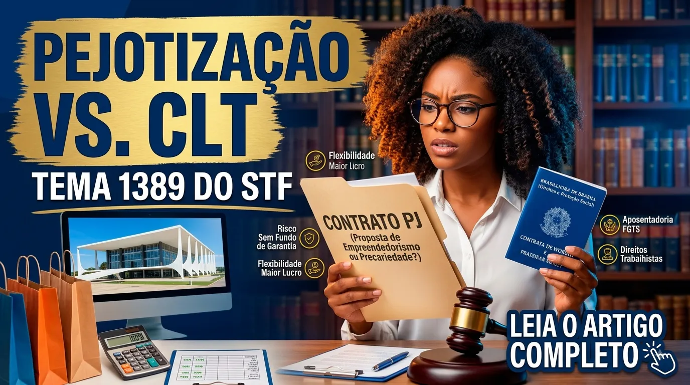 Profissional analisando proposta de contrato de prestação de serviços