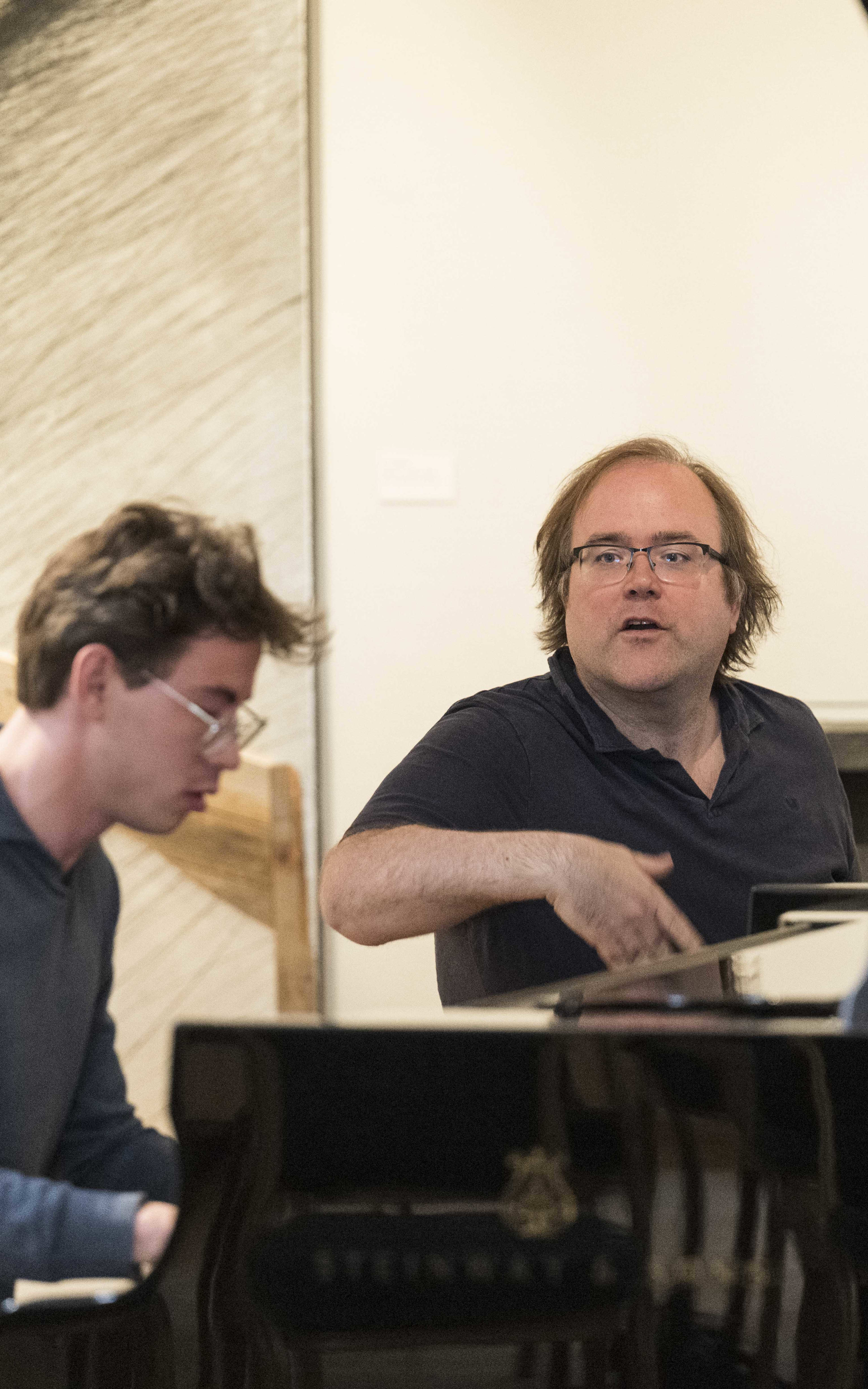 Mesterklasser m/Prof. Jiri Hlinka Klaverakademi. Foto: Thor Brødreskift