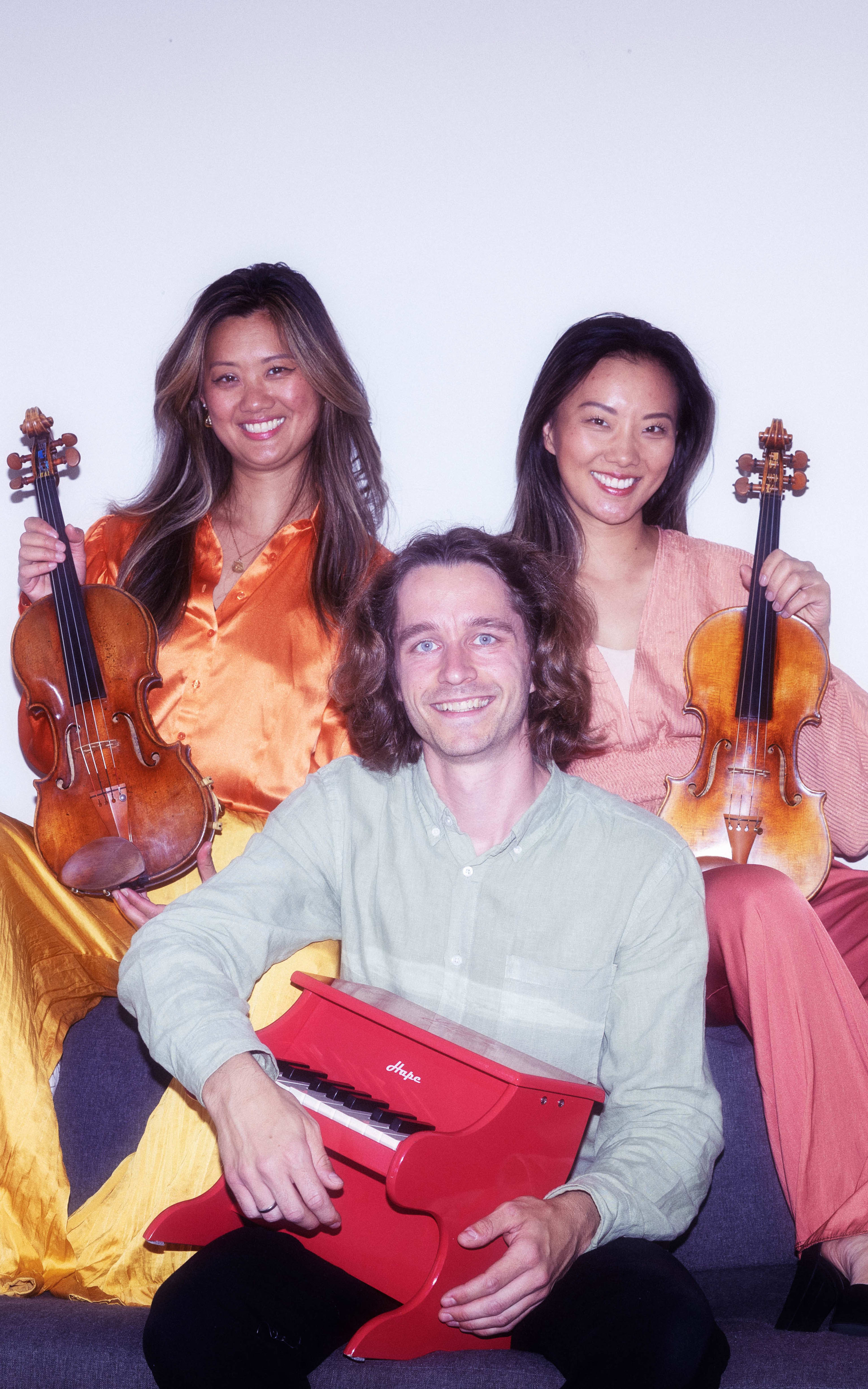 Catharina Chen, Ole Christian Haagenrud og Sara Chen. Foto: Adam Olsson