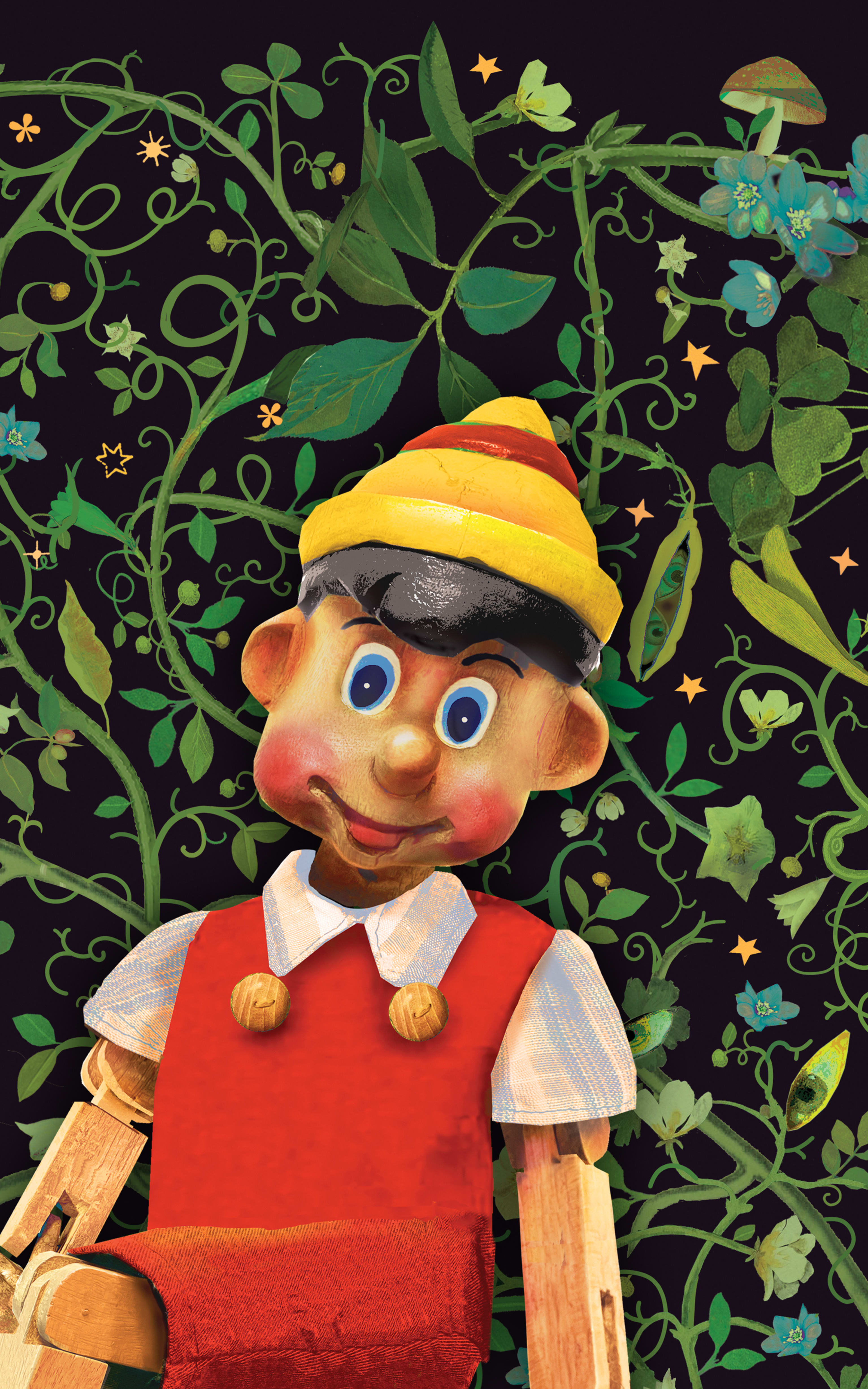 Pinocchio. Illustrasjon: Stian Hole