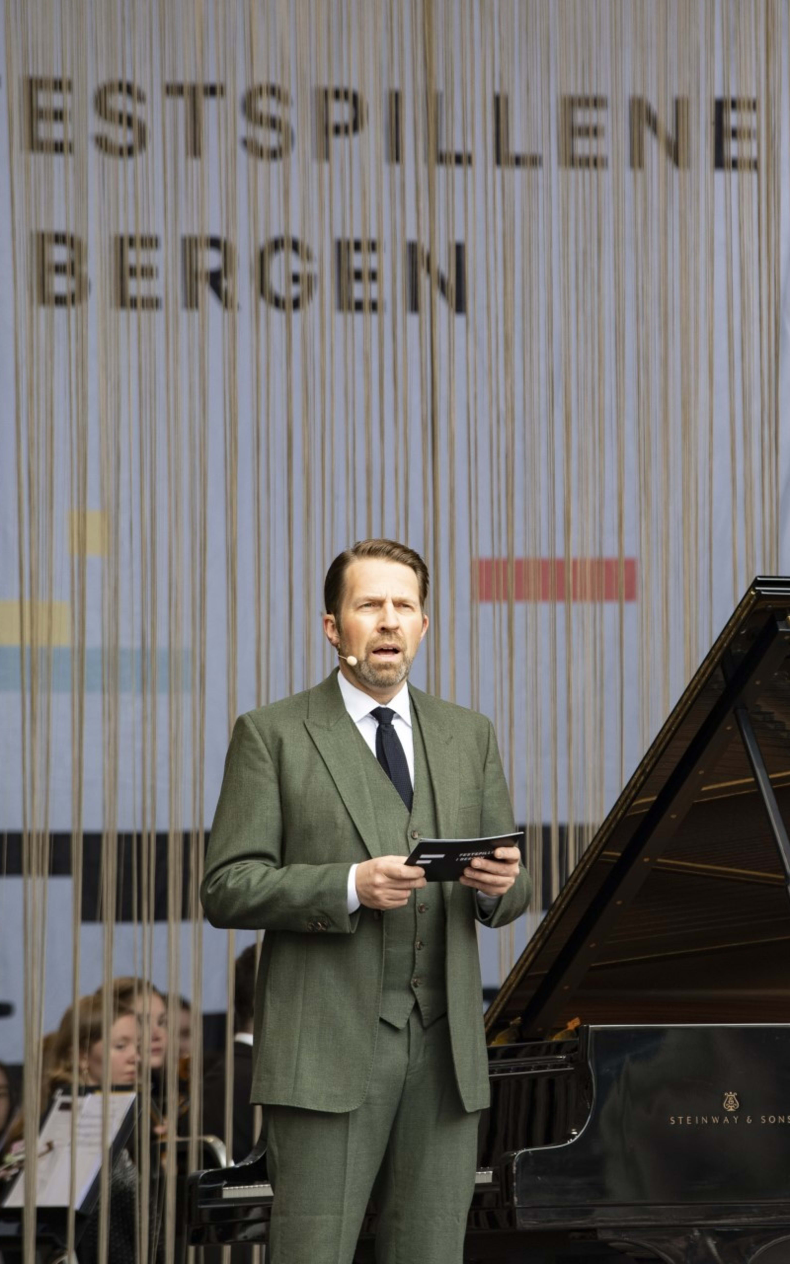 Pianist Leif Ove Andsnes Hosted The Opening Ceremony. Photo: Thor Brødreskift