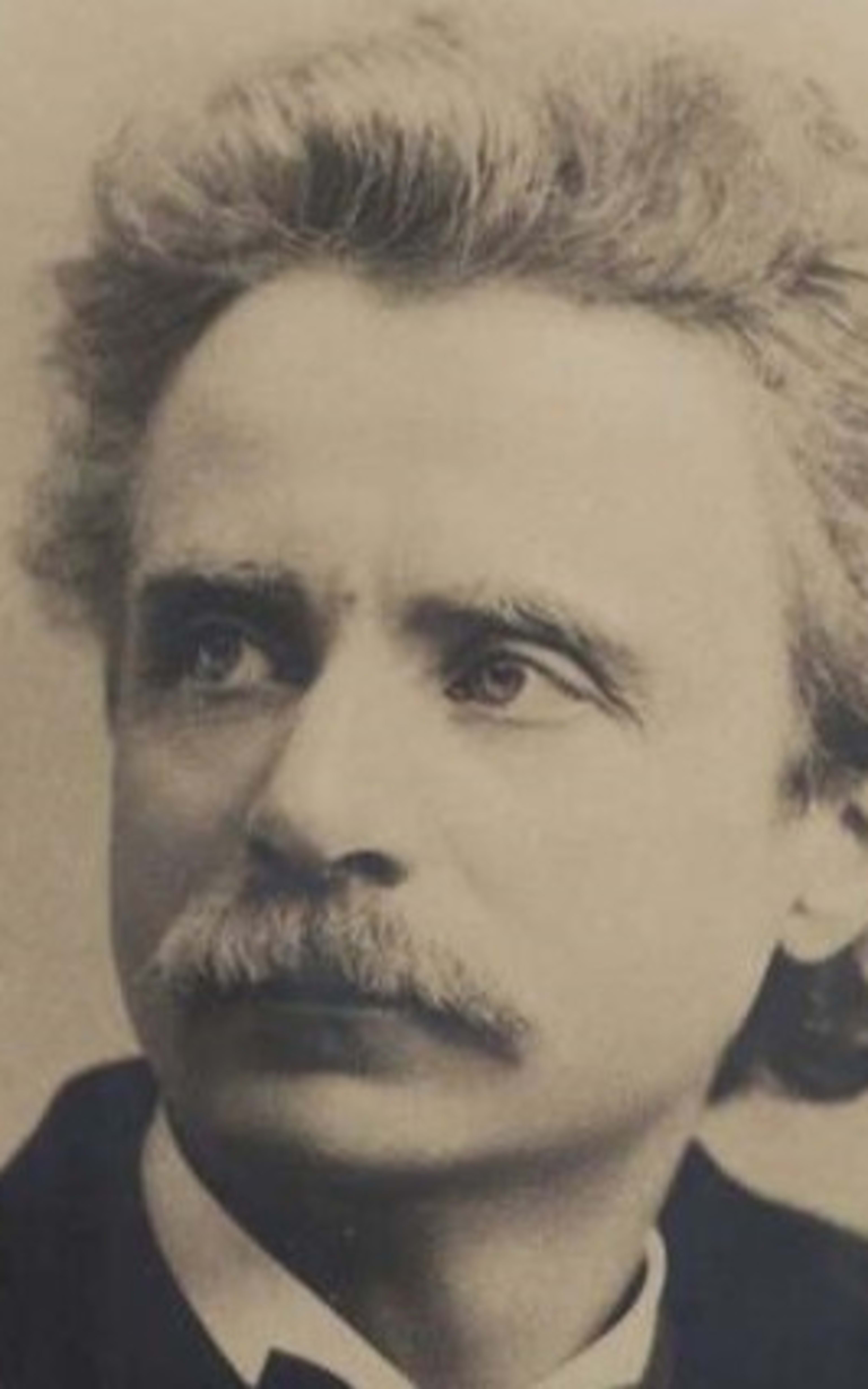 Edvard Grieg Around 1880. Photo: The Bergen Public Library's Grieg Collection