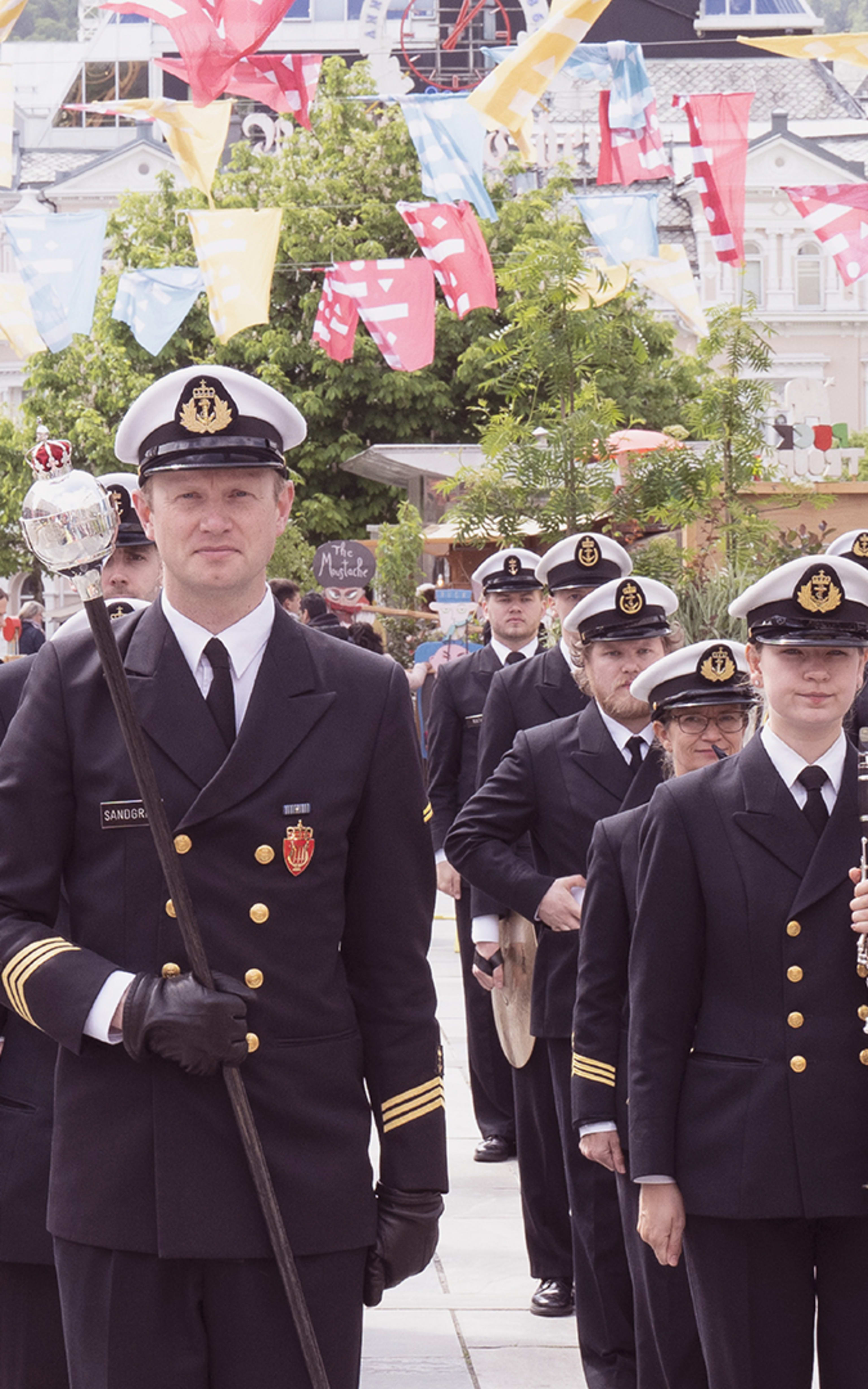 The Norwegian Naval Forces Band - Festival square