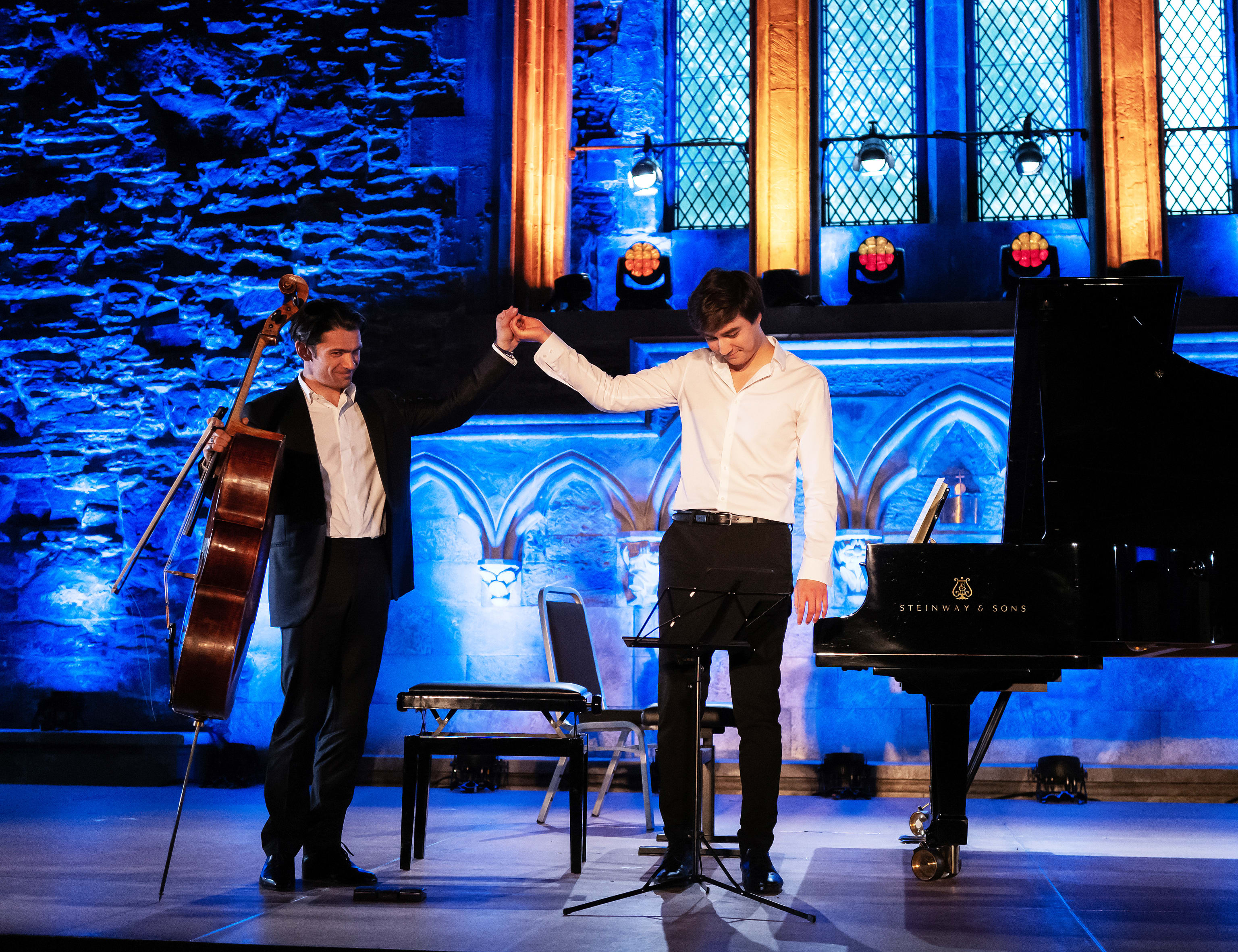 Gautier Capuçon & Kim Bernard. Foto: Johanne Karlsrud