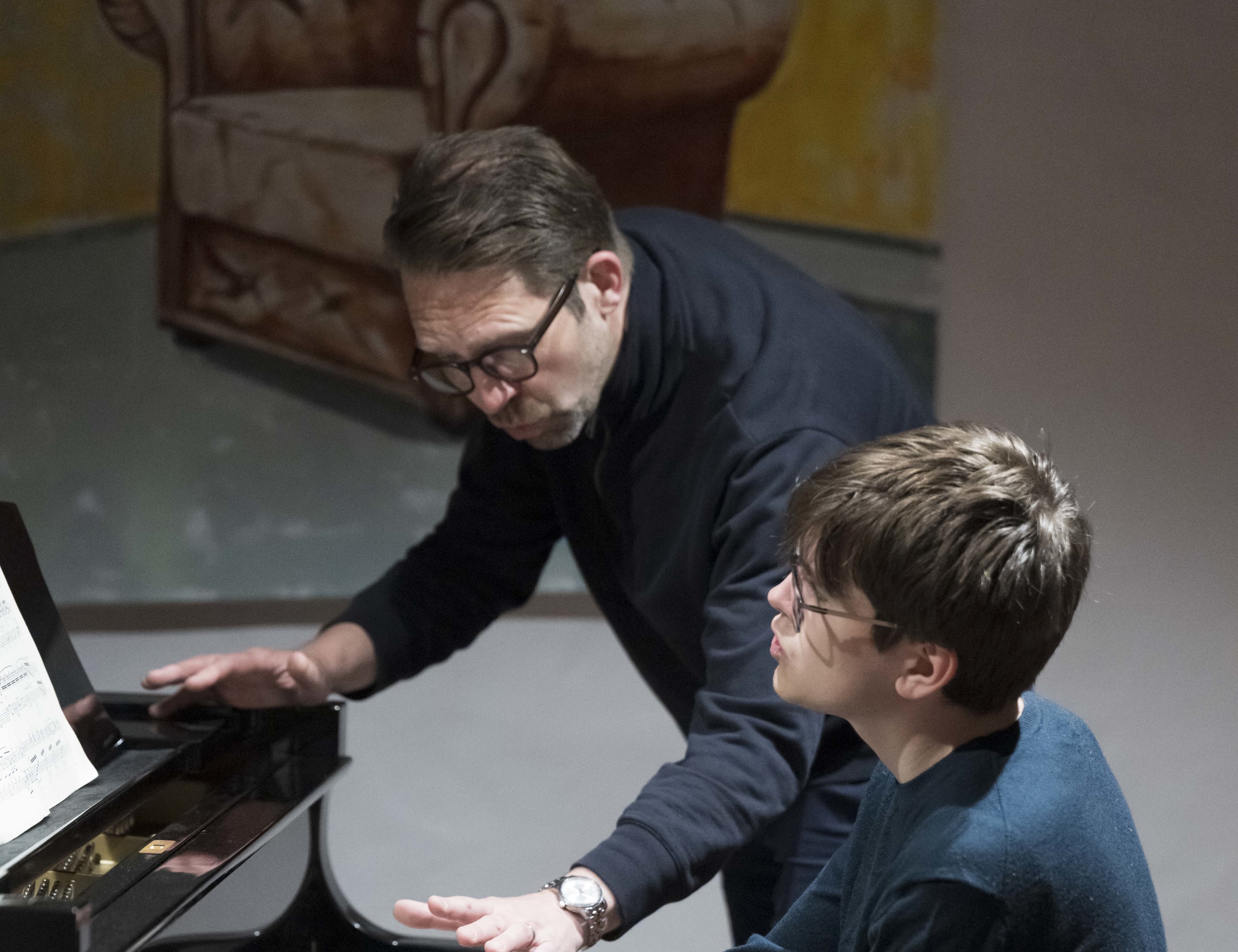 Mesterklasser m/Jiri Hlinka Klaverakademi. Foto: Thor Brødreskift
