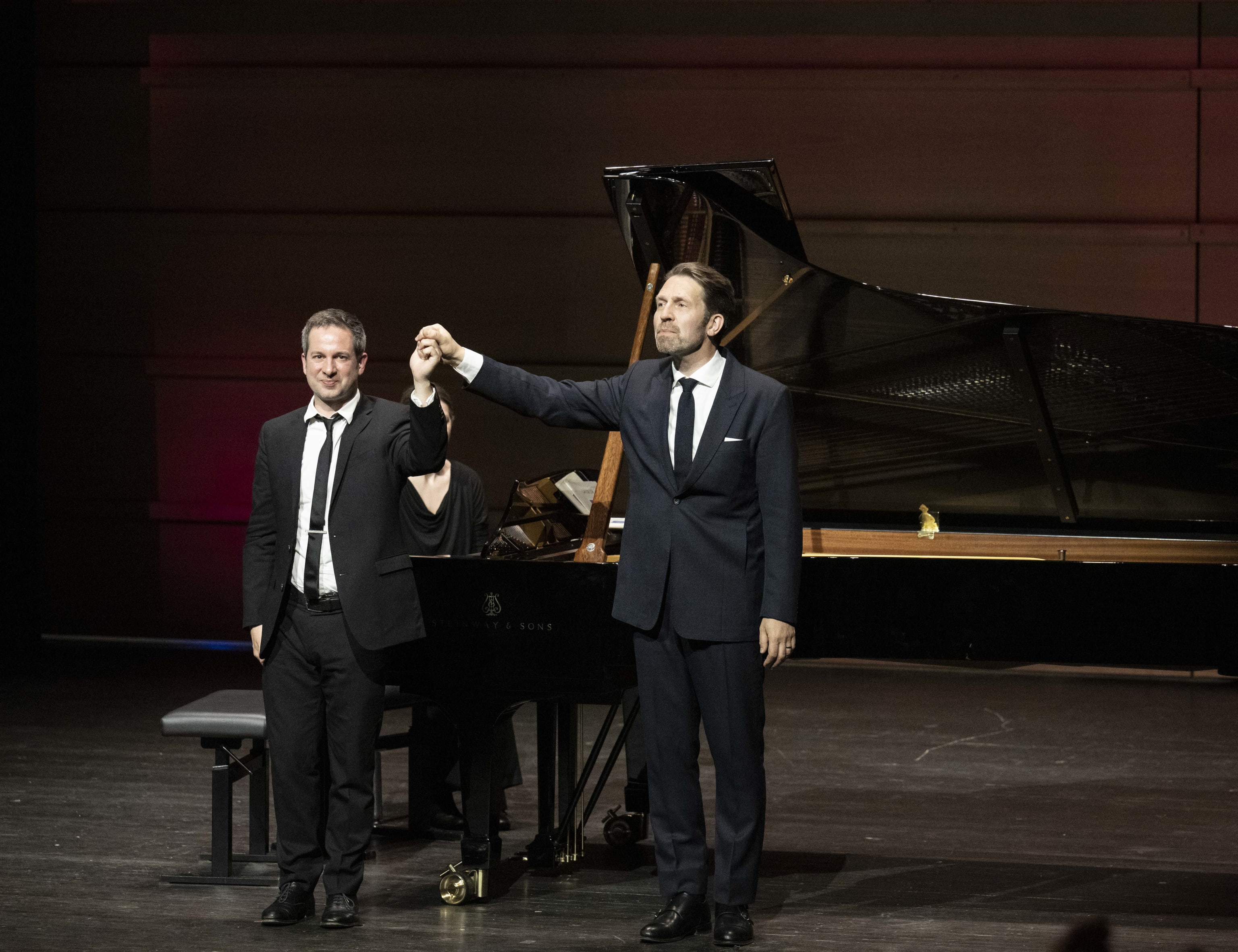 Leif Ove Andsnes & Bertrand Chamayou. Foto: Thor Brødreskift