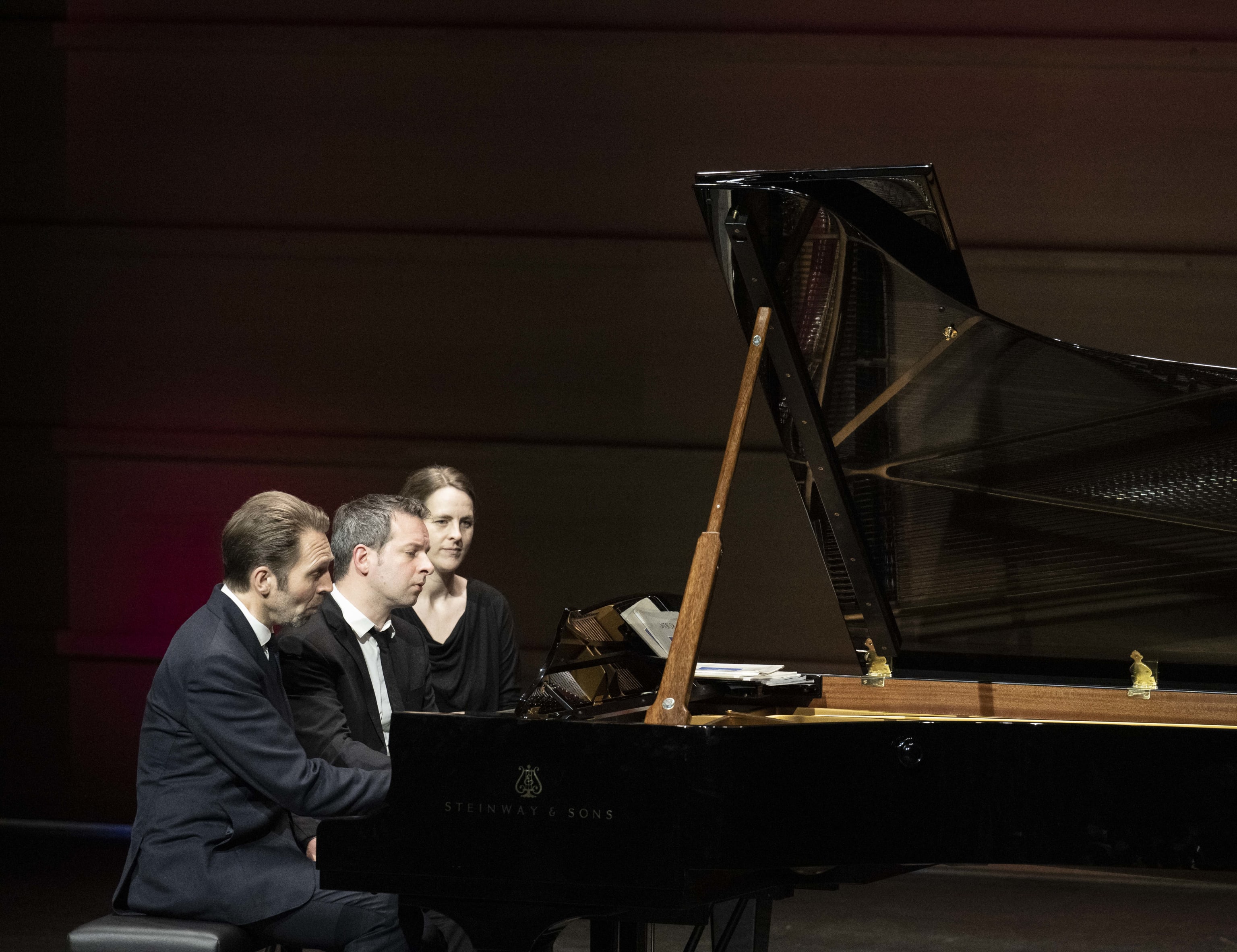 Leif Ove Andsnes & Bertrand Chamayou. Foto: Thor Brødreskift