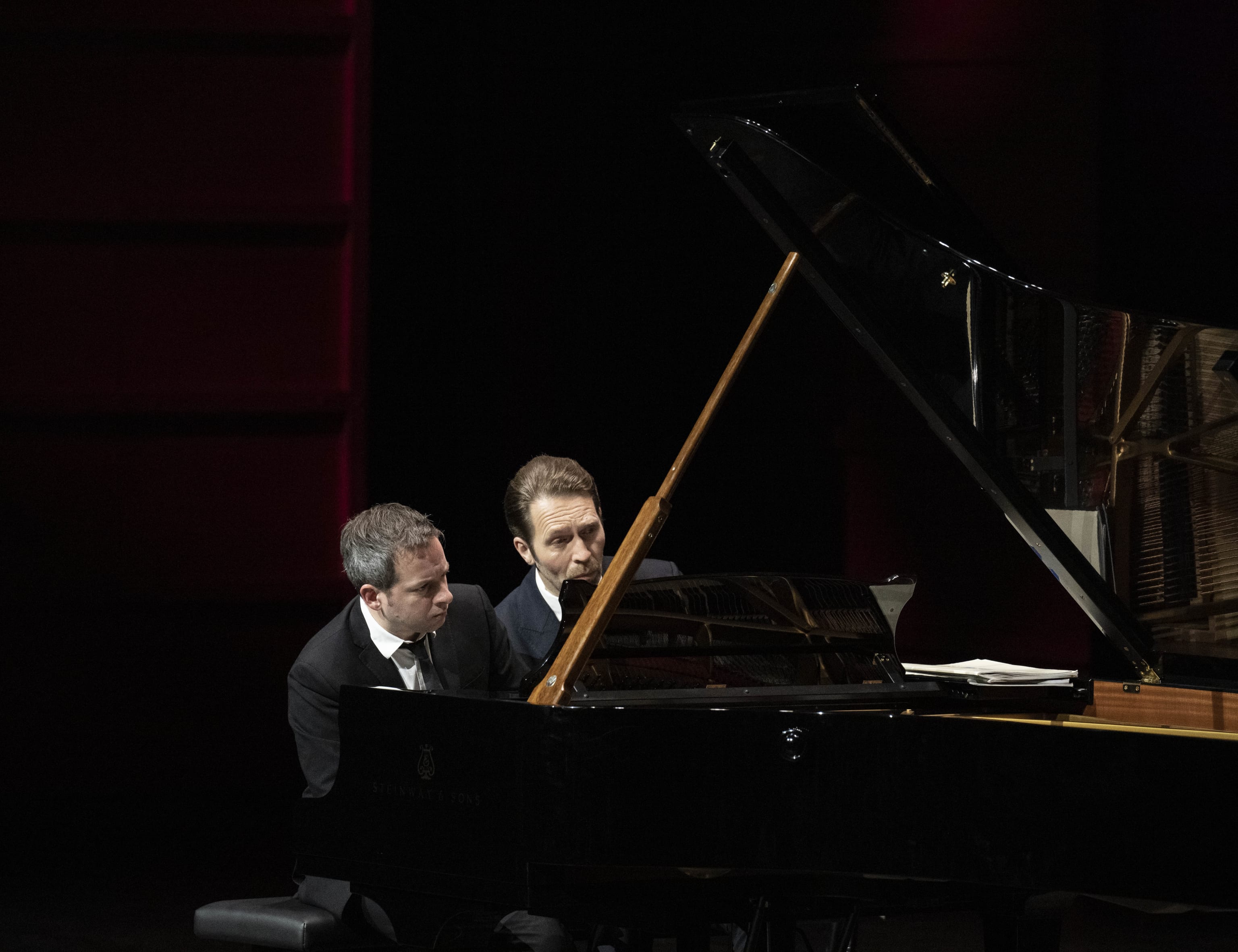 Leif Ove Andsnes & Bertrand Chamayou. Foto: Thor Brødreskift
