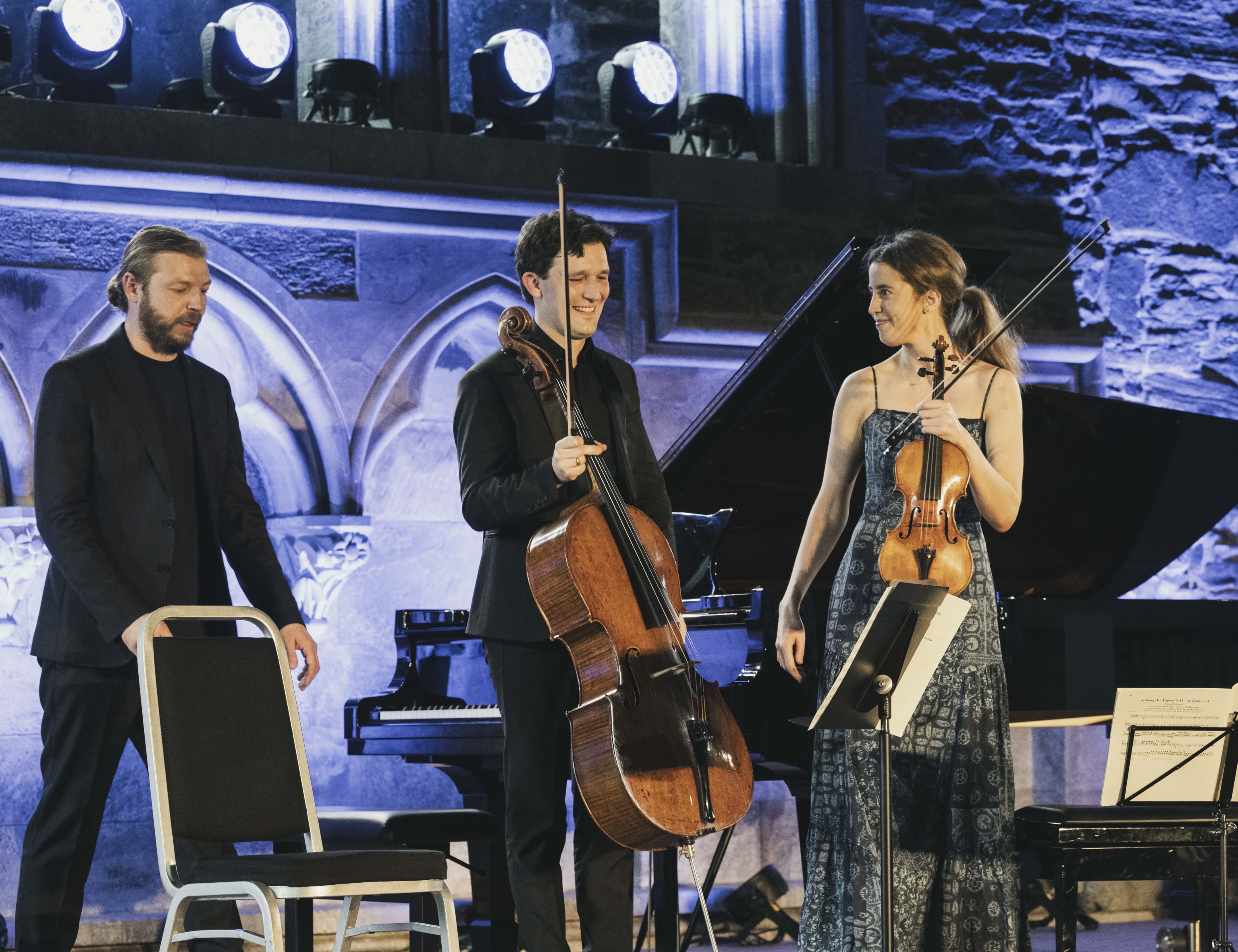Vilde Frang m/Maximilian Hornung & Denis Kozhukhin. Foto: Thor Brødreskift