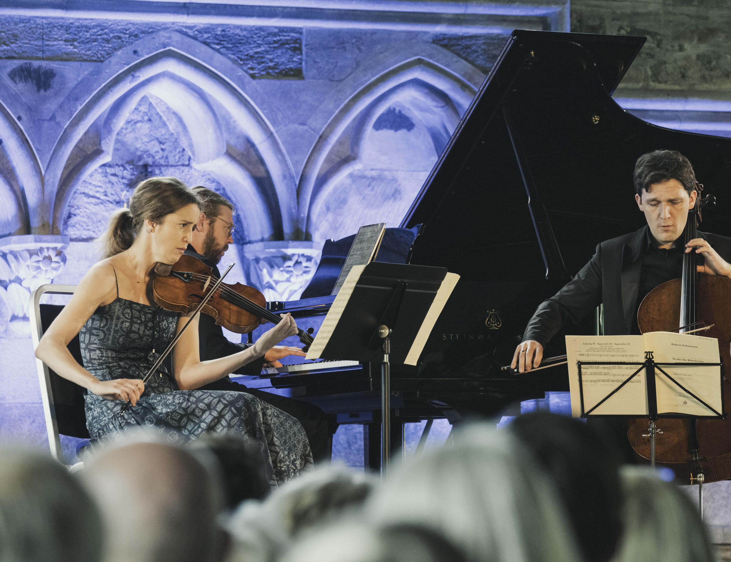 Vilde Frang m/Maximilian Hornung & Denis Kozhukhin. Foto: Thor Brødreskift