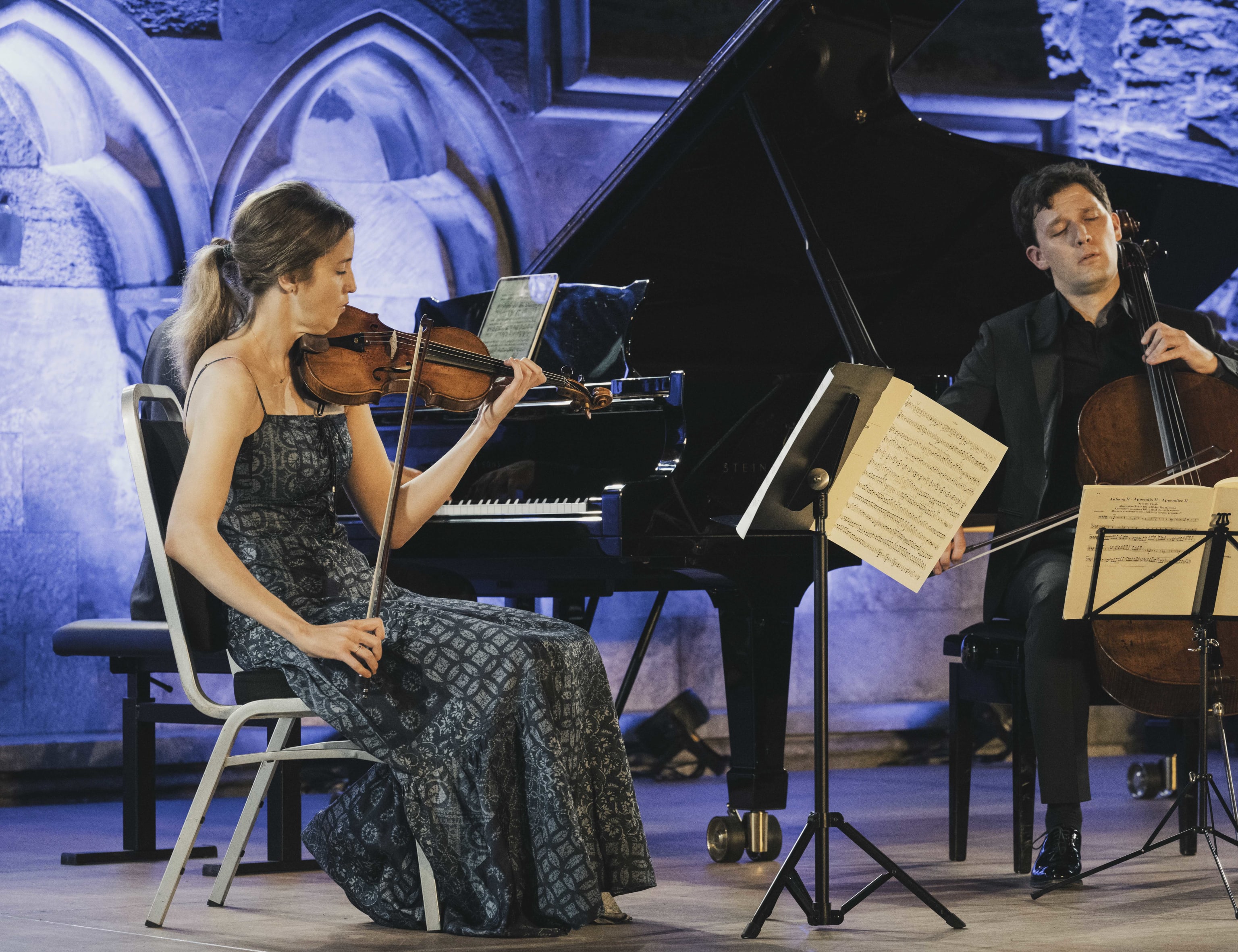 Vilde Frang m/Maximilian Hornung & Denis Kozhukhin. Foto: Thor Brødreskift