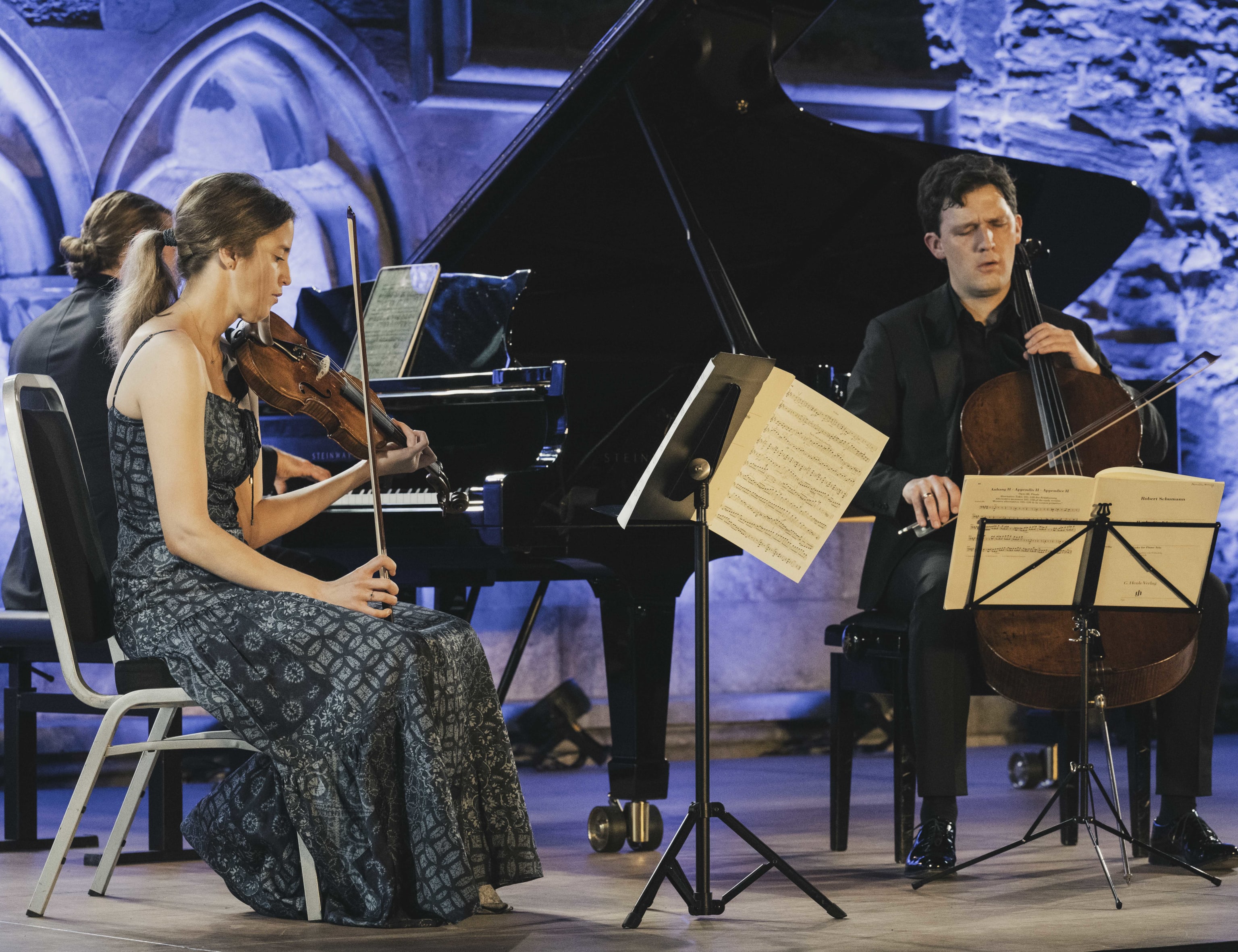 Vilde Frang m/Maximilian Hornung & Denis Kozhukhin. Foto: Thor Brødreskift