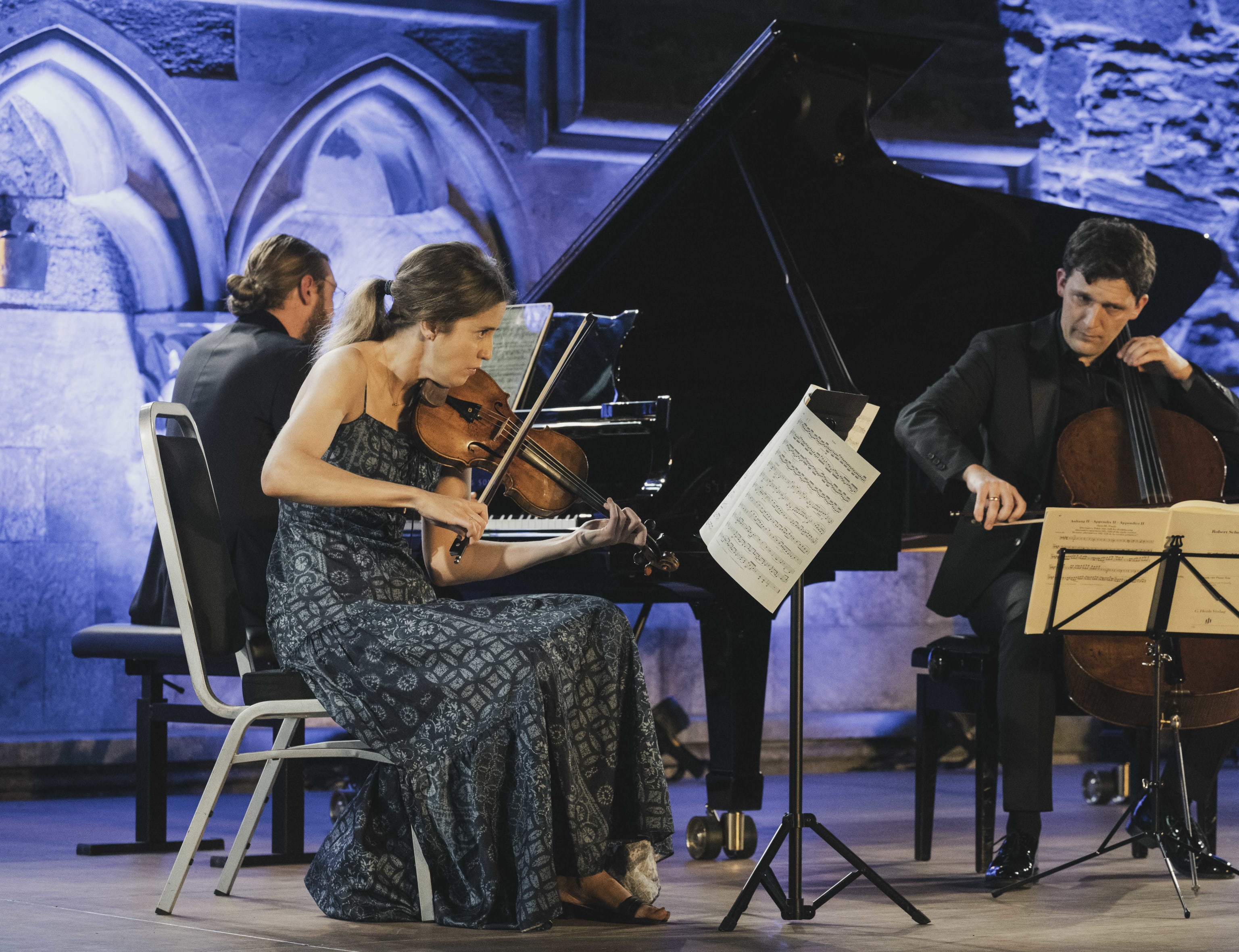 Vilde Frang m/Maximilian Hornung & Denis Kozhukhin. Foto: Thor Brødreskift