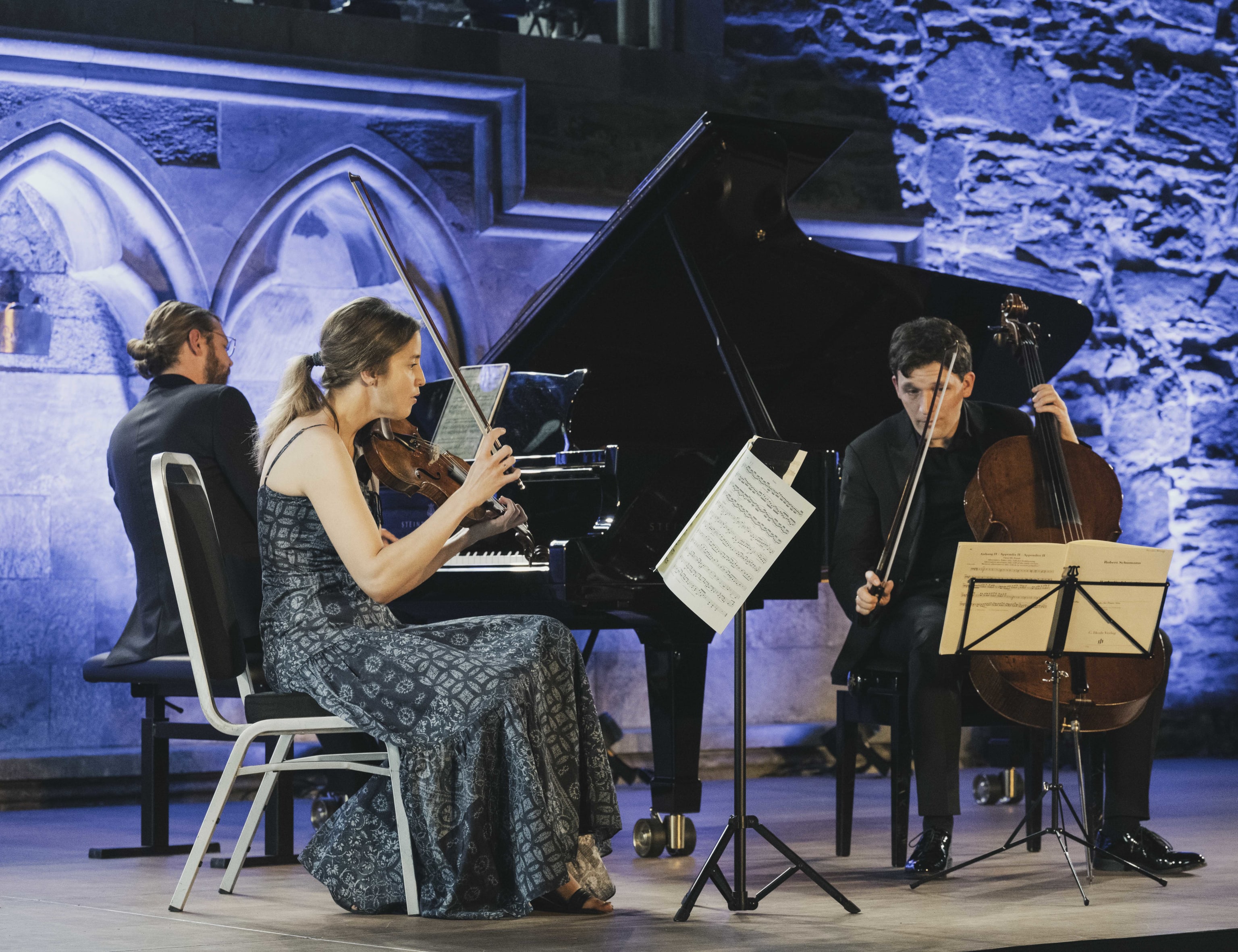Vilde Frang m/Maximilian Hornung & Denis Kozhukhin. Foto: Thor Brødreskift